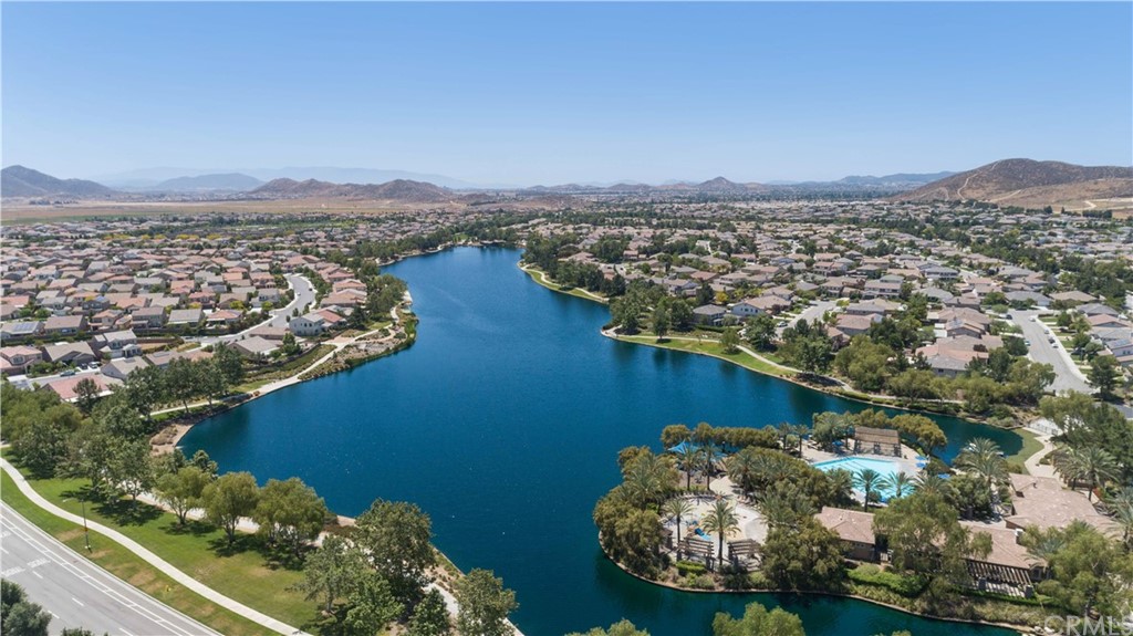 29957 Maritime Way Menifee, CA 92585 - Photo 15 of 25 an aerial view of lake and residential houses with outdoor space
