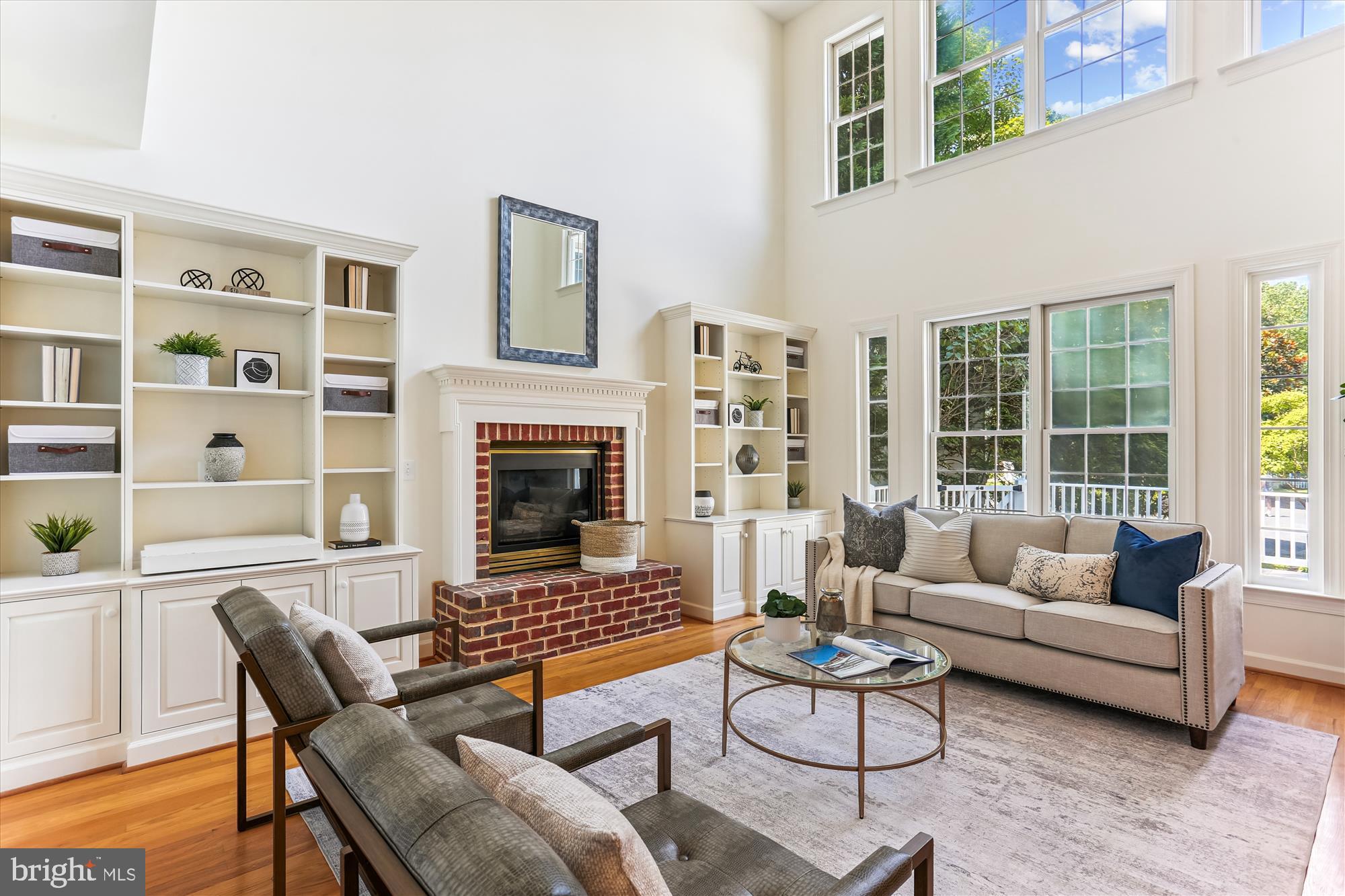 403 Kent Oaks Way Gaithersburg, MD 20878 - Photo 21 of 76 a living room with furniture fireplace and rug