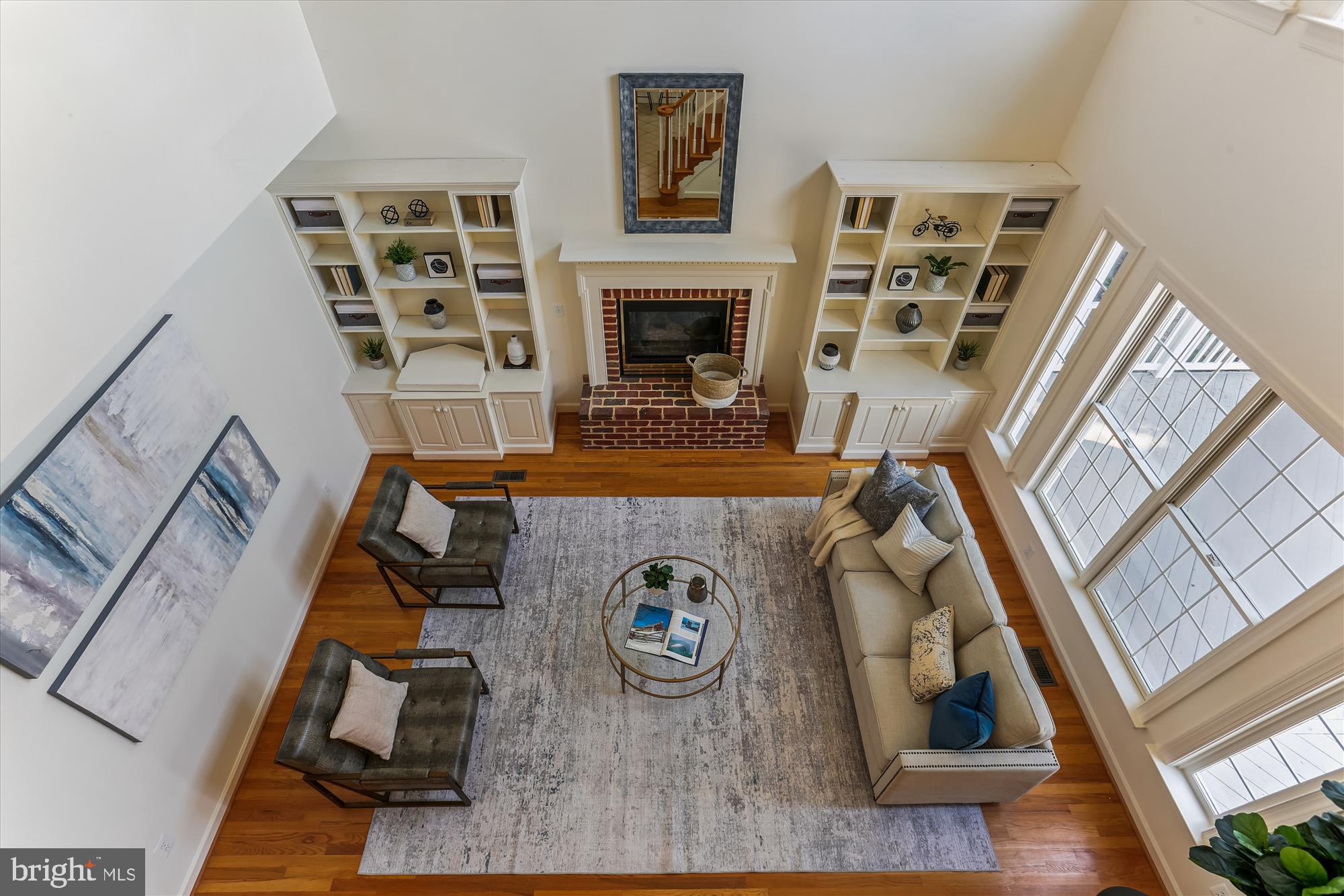 403 Kent Oaks Way Gaithersburg, MD 20878 - Photo 25 of 76 a living room with furniture and a fireplace