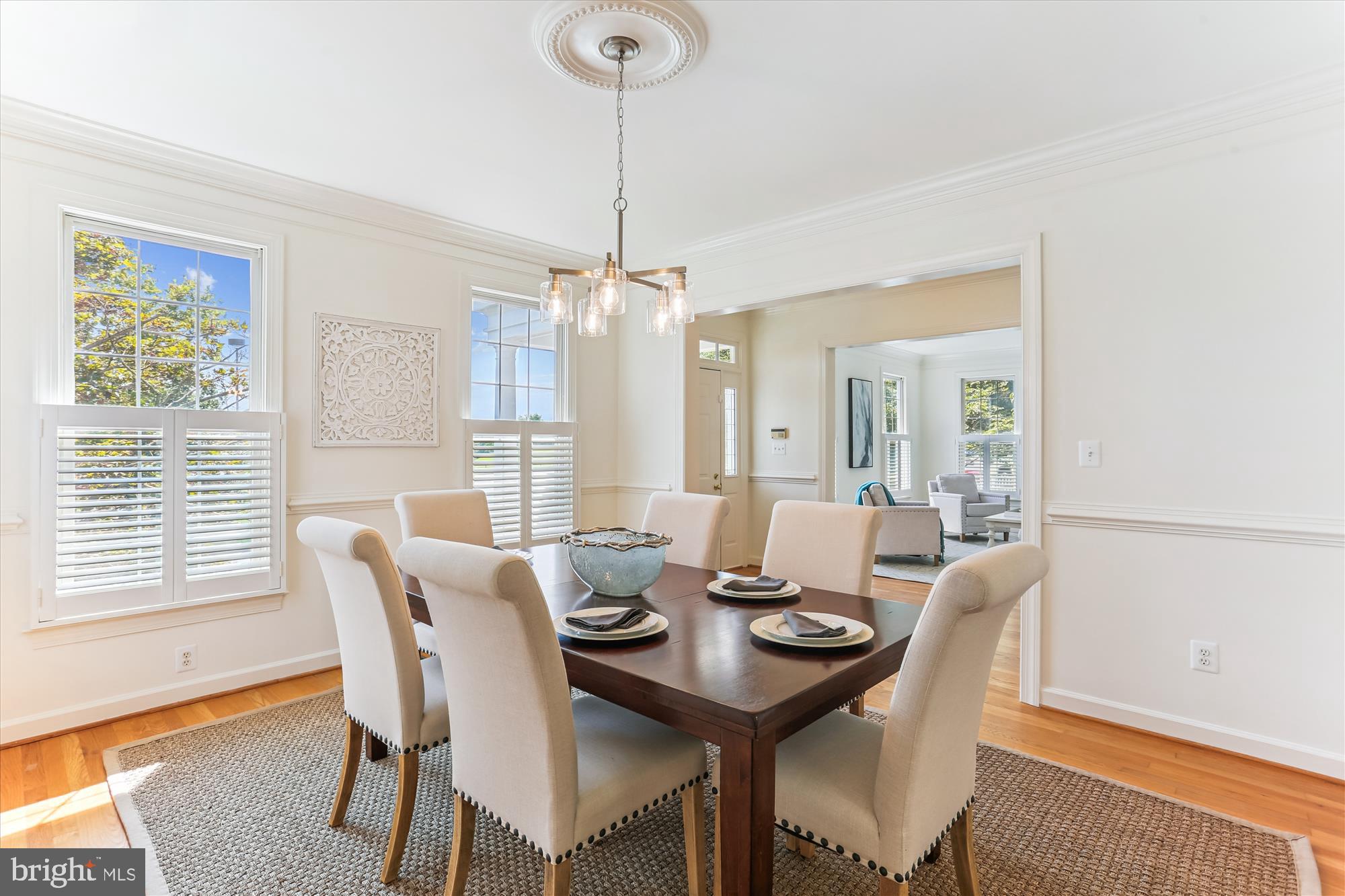 403 Kent Oaks Way Gaithersburg, MD 20878 - Photo 7 of 76 a view of a dining room with furniture window and outside view