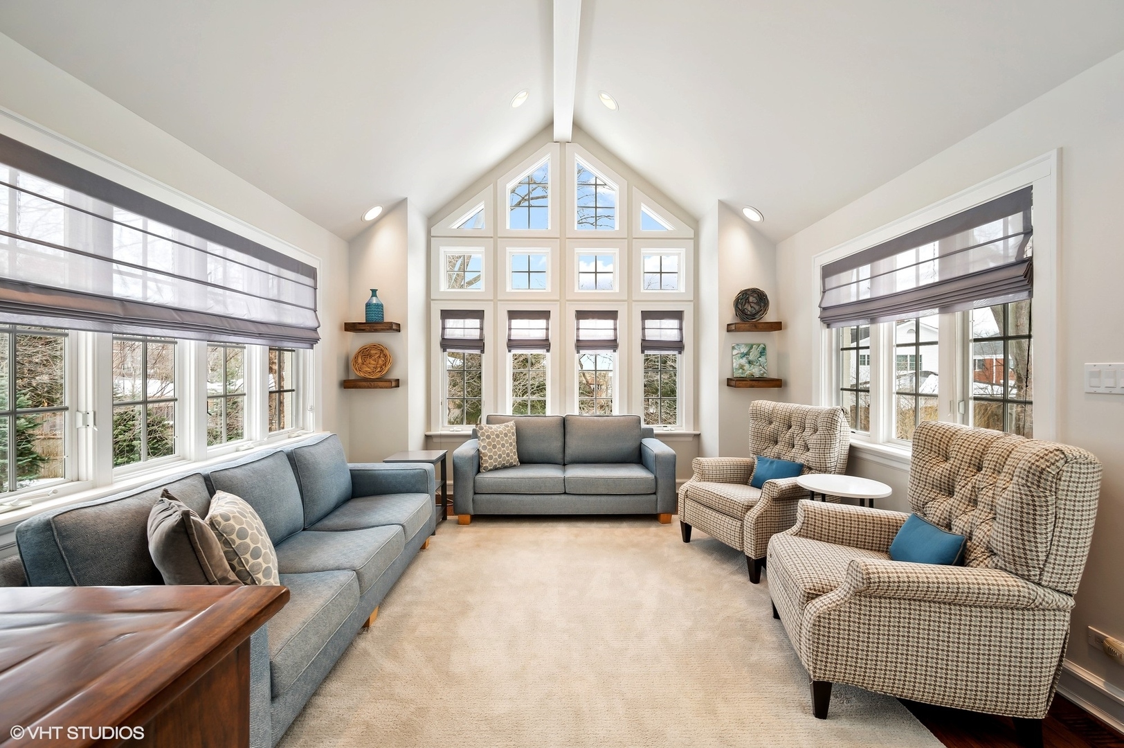 221 Church Road Winnetka, IL 60093 - Photo 18 of 42 a living room with furniture and a large window