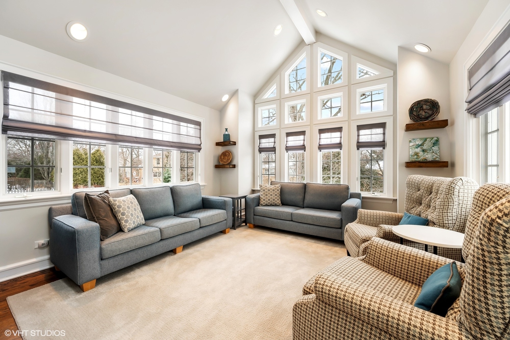 221 Church Road Winnetka, IL 60093 - Photo 19 of 42 a living room with furniture and large windows