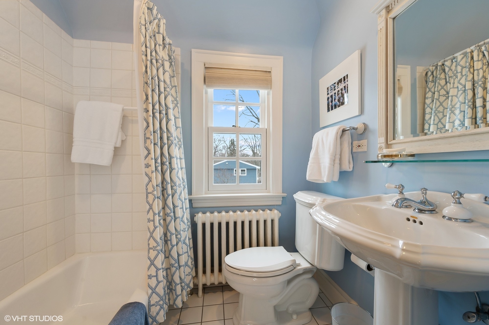 221 Church Road Winnetka, IL 60093 - Photo 32 of 42 a bathroom with a sink toilet and shower