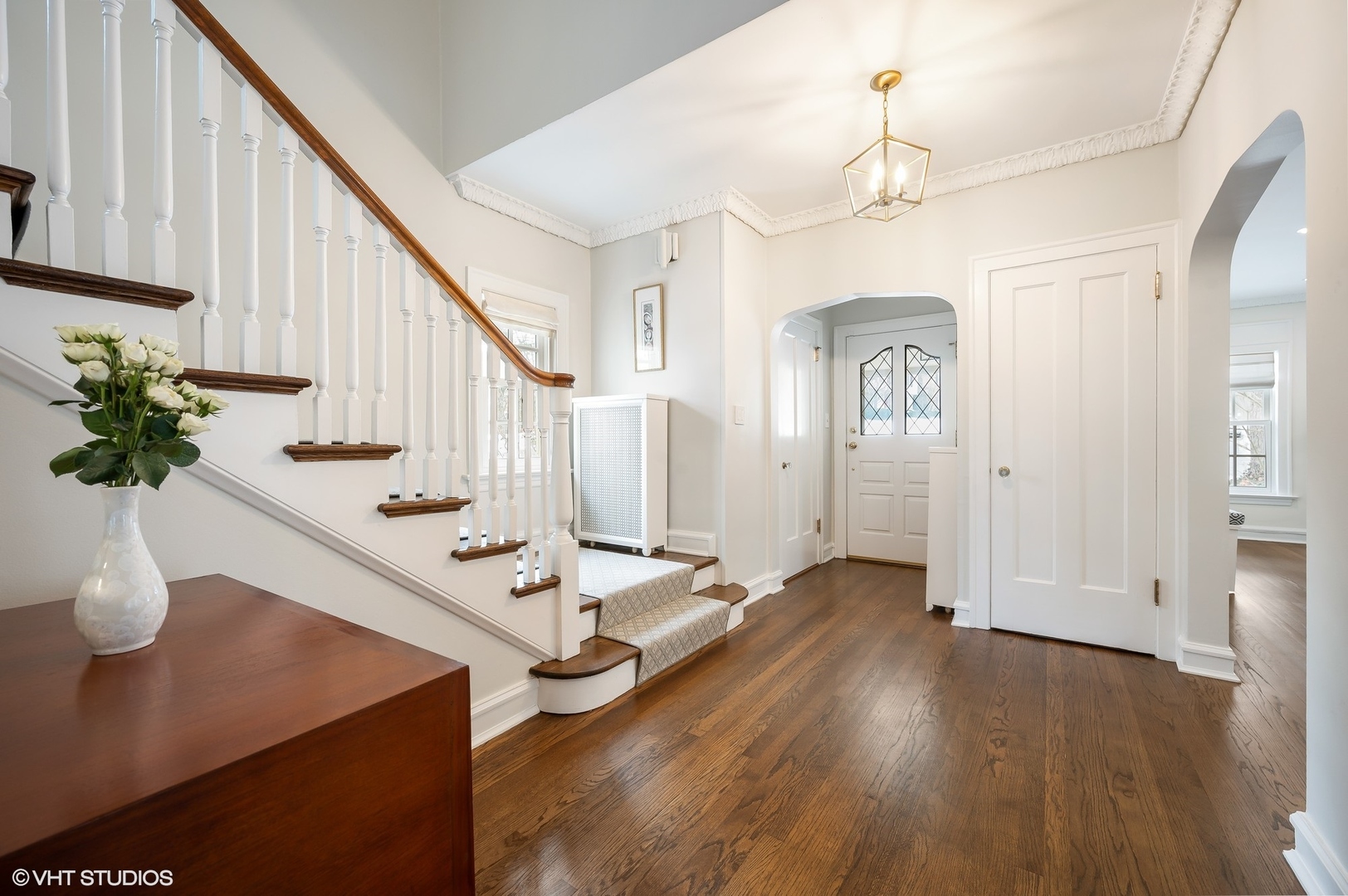 221 Church Road Winnetka, IL 60093 - Photo 6 of 42 a view of an entryway with wooden floor