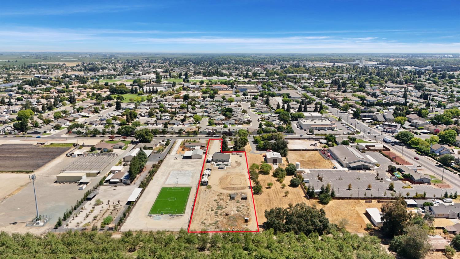 23811 South Jack Tone Road Ripon, CA 95366 - Photo 2 of 51 an aerial view of residential building and parking space