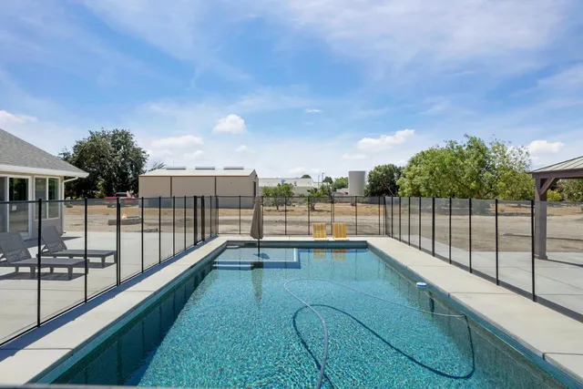 a view of a living room and mountain view