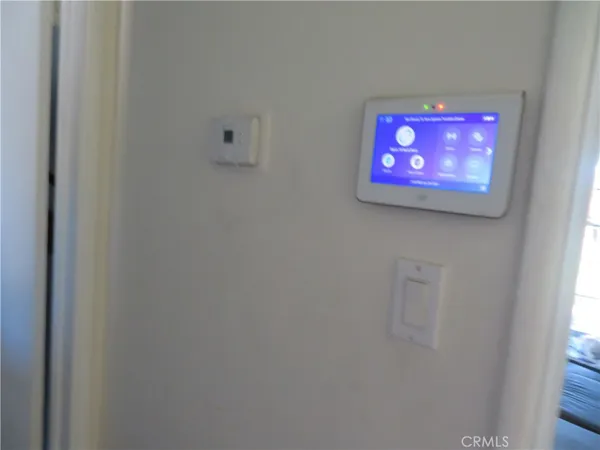 a close up of a wall