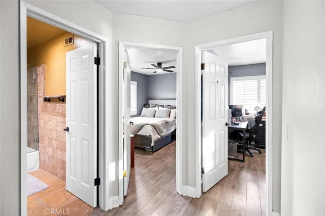 a view of a house with pool porch and sitting area