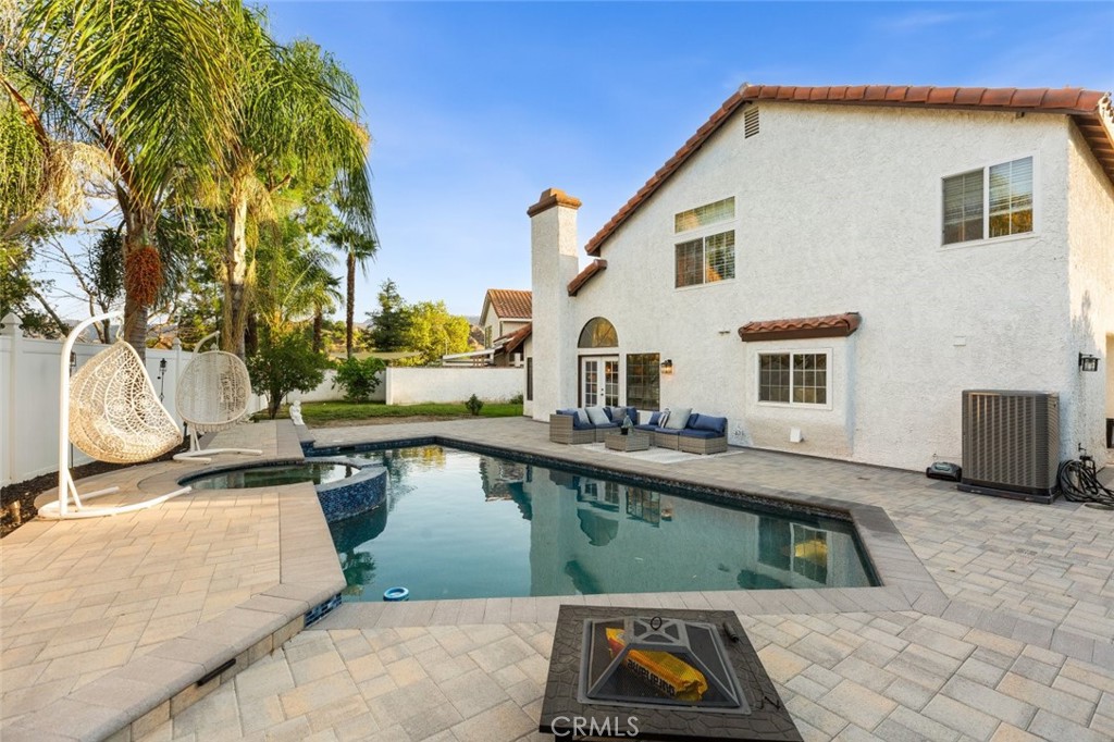 25010 Foxtail Court Stevenson Ranch, CA 91381 - Photo 55 of 64 a view of a house with pool porch and sitting area