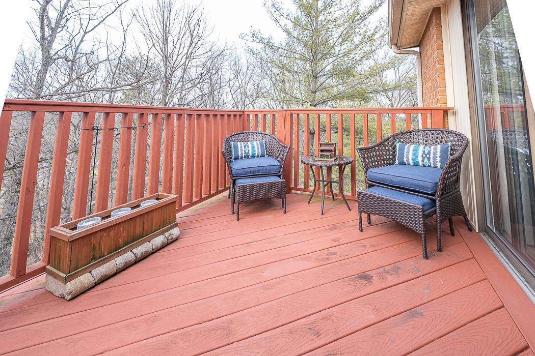 3327 Forest Ridge Road Roanoke, VA 24018 - Photo 28 of 31 a view of sitting area with furniture and wooden deck