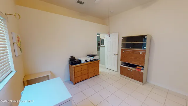 a room with furniture