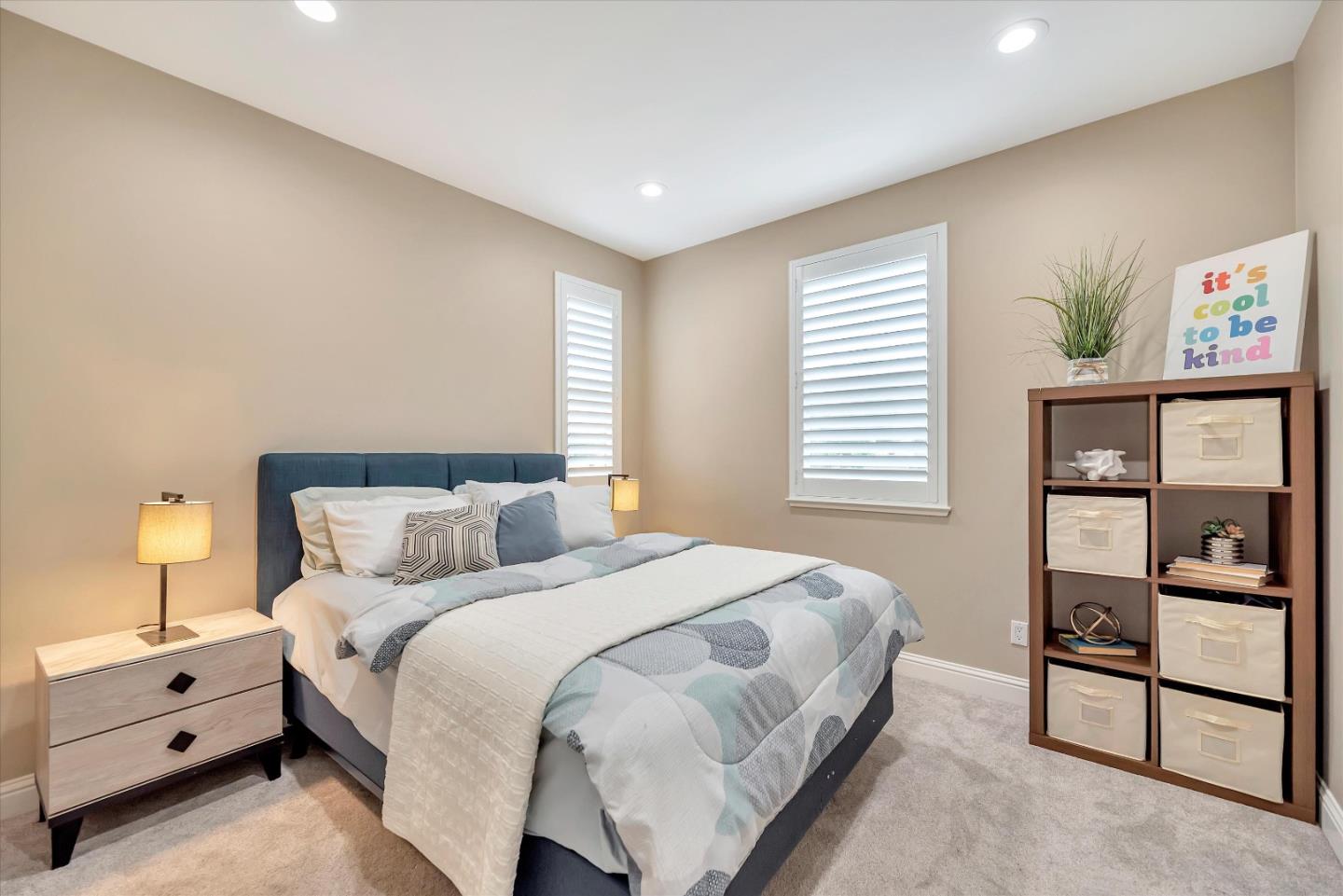 2160 Gullane Way Gilroy, CA 95020 - Photo 33 of 40 a bedroom with a bed and a window