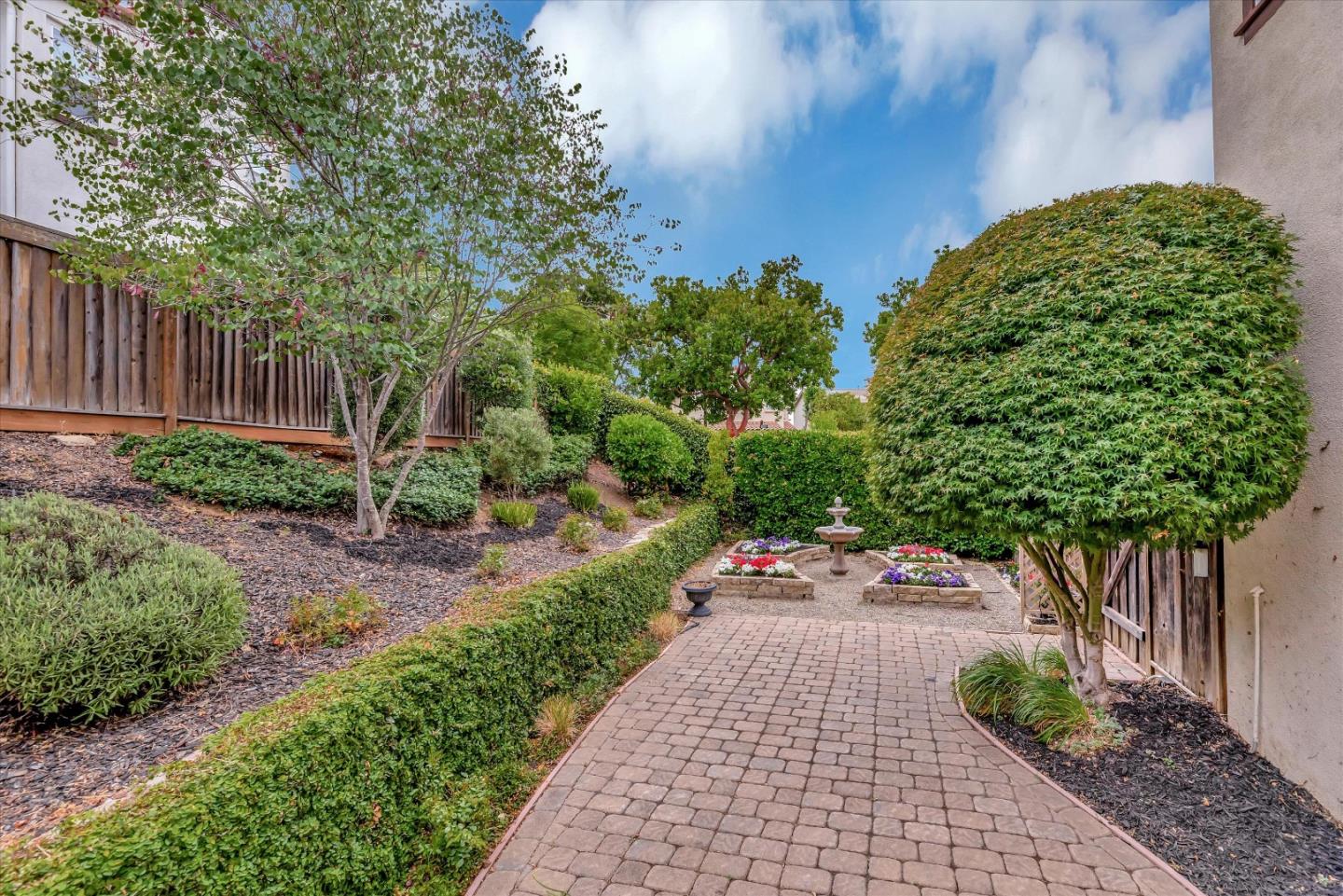 2160 Gullane Way Gilroy, CA 95020 - Photo 39 of 40 a view of a pathway with flower garden