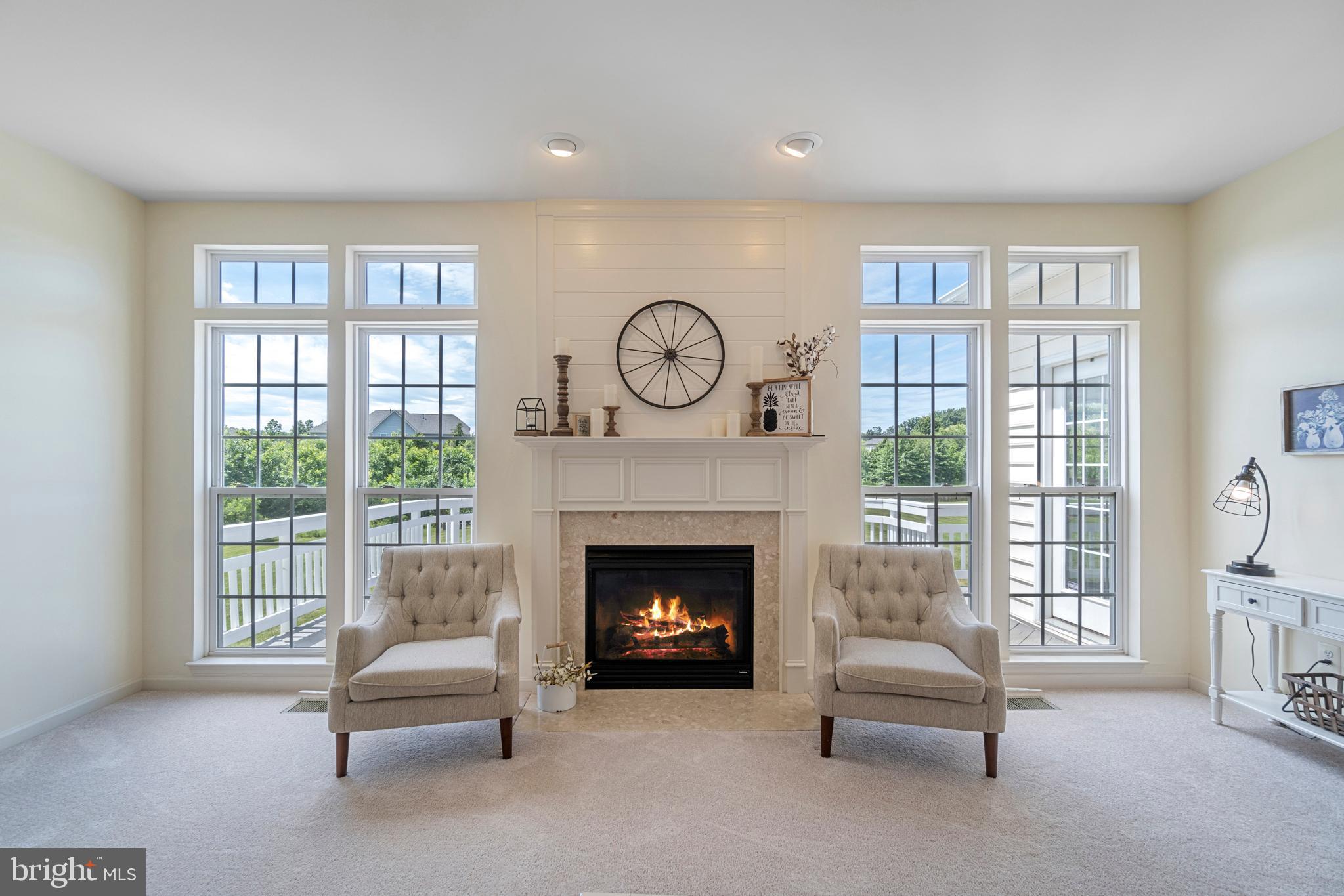 4650 Spring Run Road Warrenton, VA 20187 - Photo 13 of 58 Family Room with Fireplace