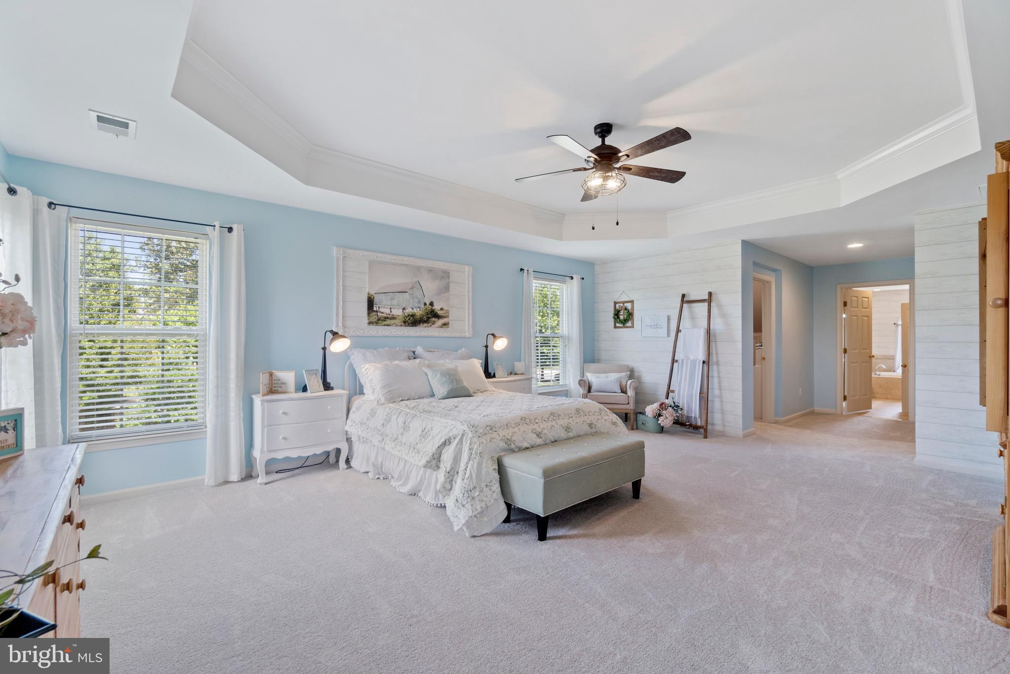 4650 Spring Run Road Warrenton, VA 20187 - Photo 23 of 58 Primary Suite with Tray Ceiling