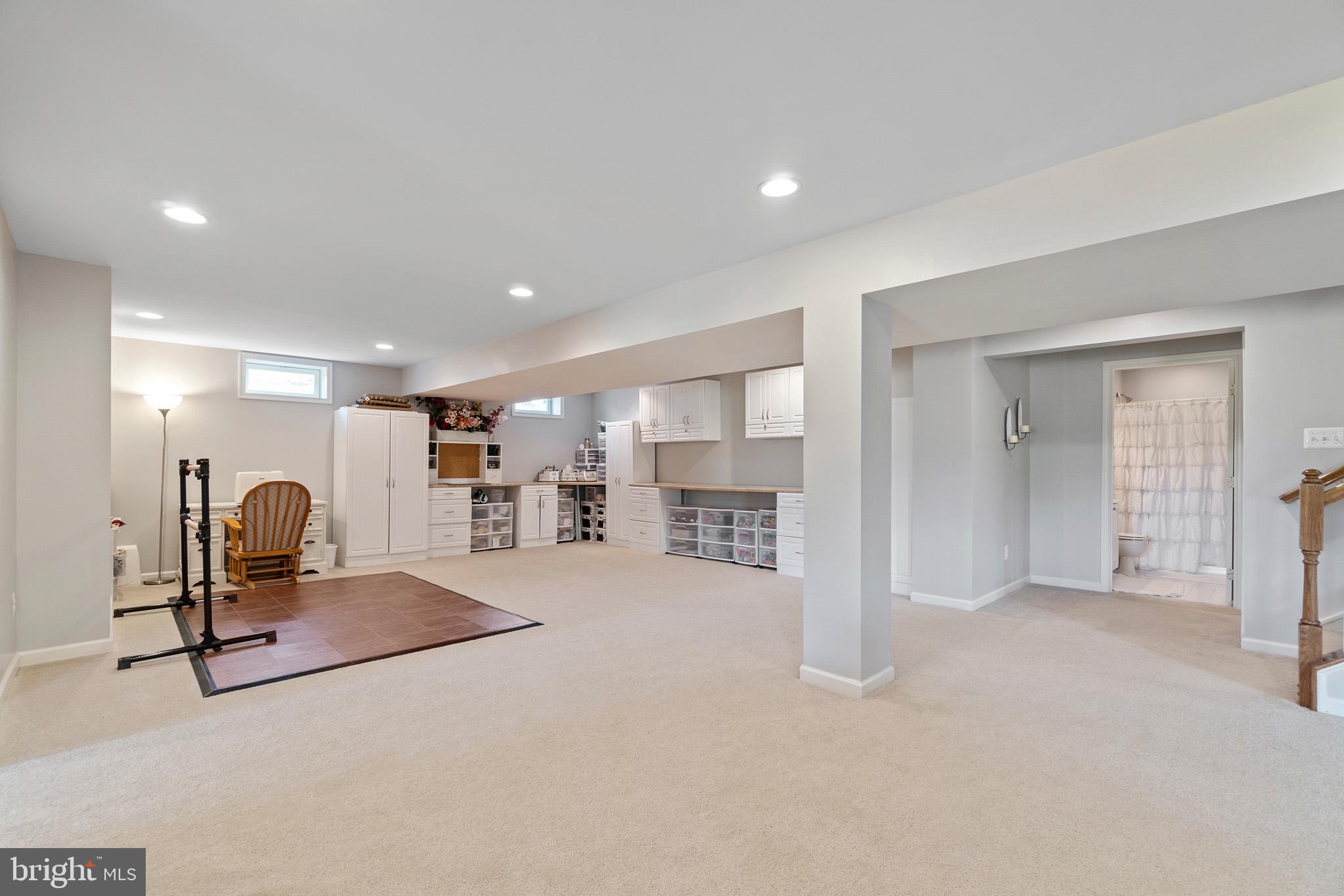 4650 Spring Run Road Warrenton, VA 20187 - Photo 39 of 58 Basement Recreation Room with Fireplace