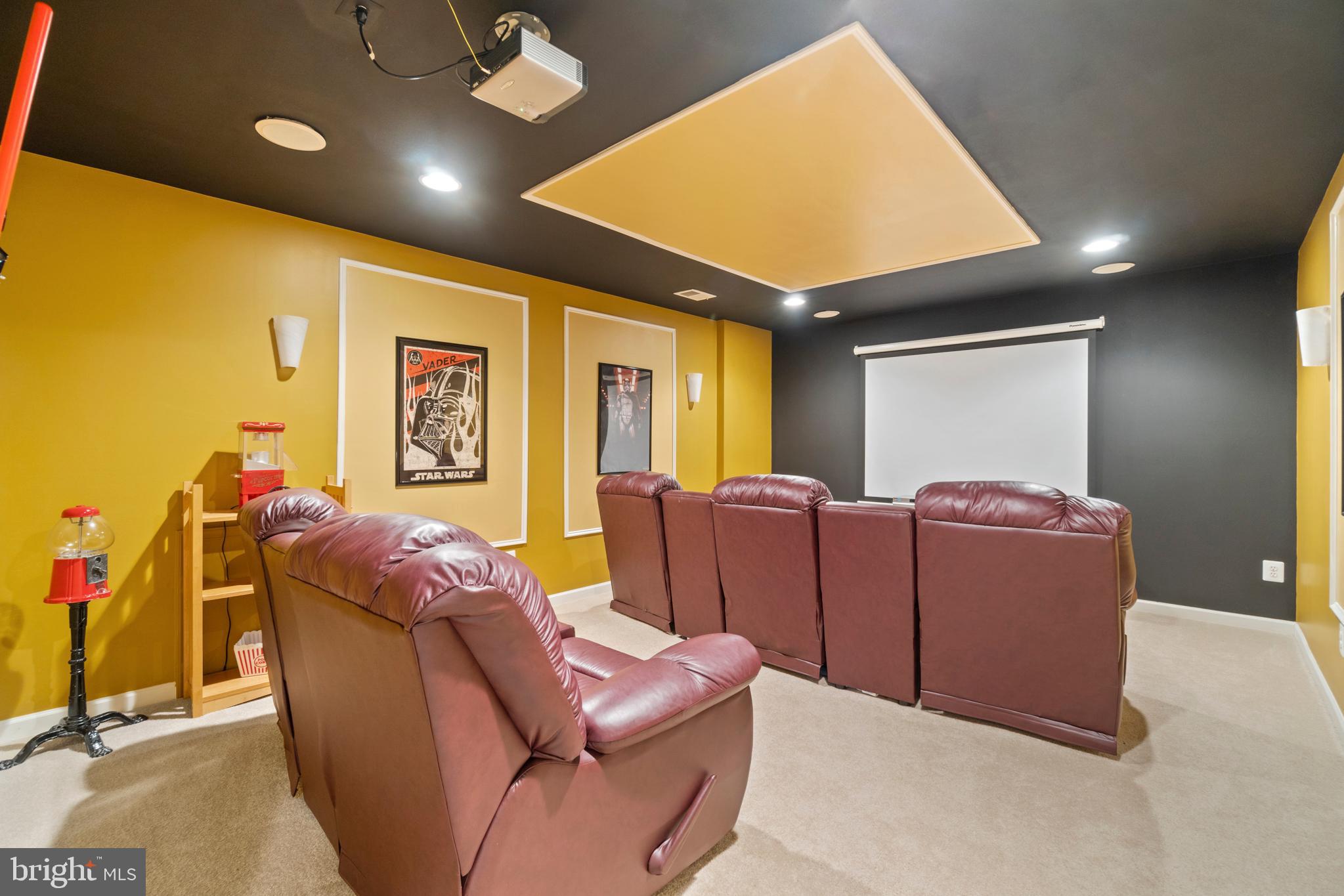 4650 Spring Run Road Warrenton, VA 20187 - Photo 41 of 58 In Home Theatre