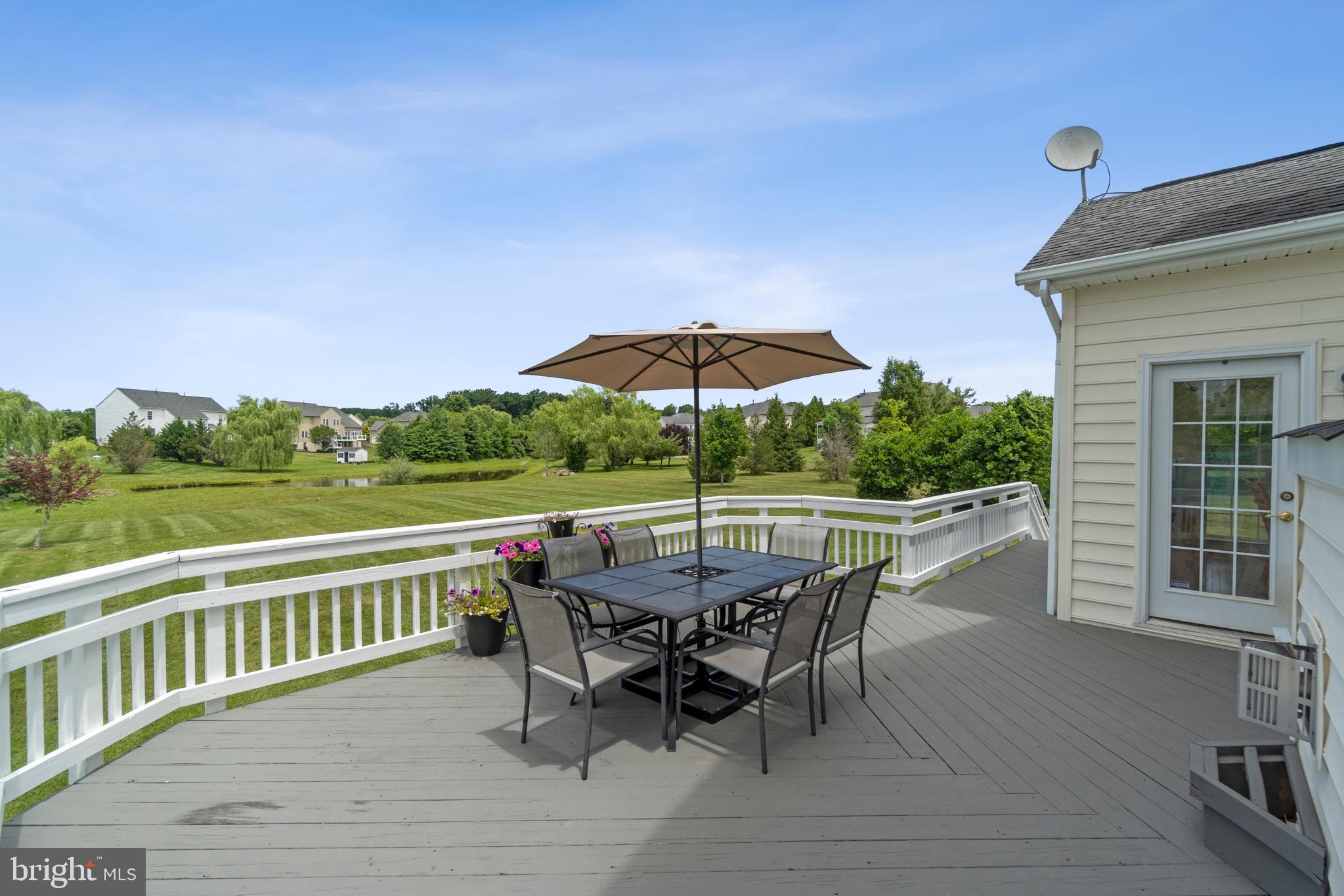 4650 Spring Run Road Warrenton, VA 20187 - Photo 48 of 58 Rear Deck Overlooking Pond