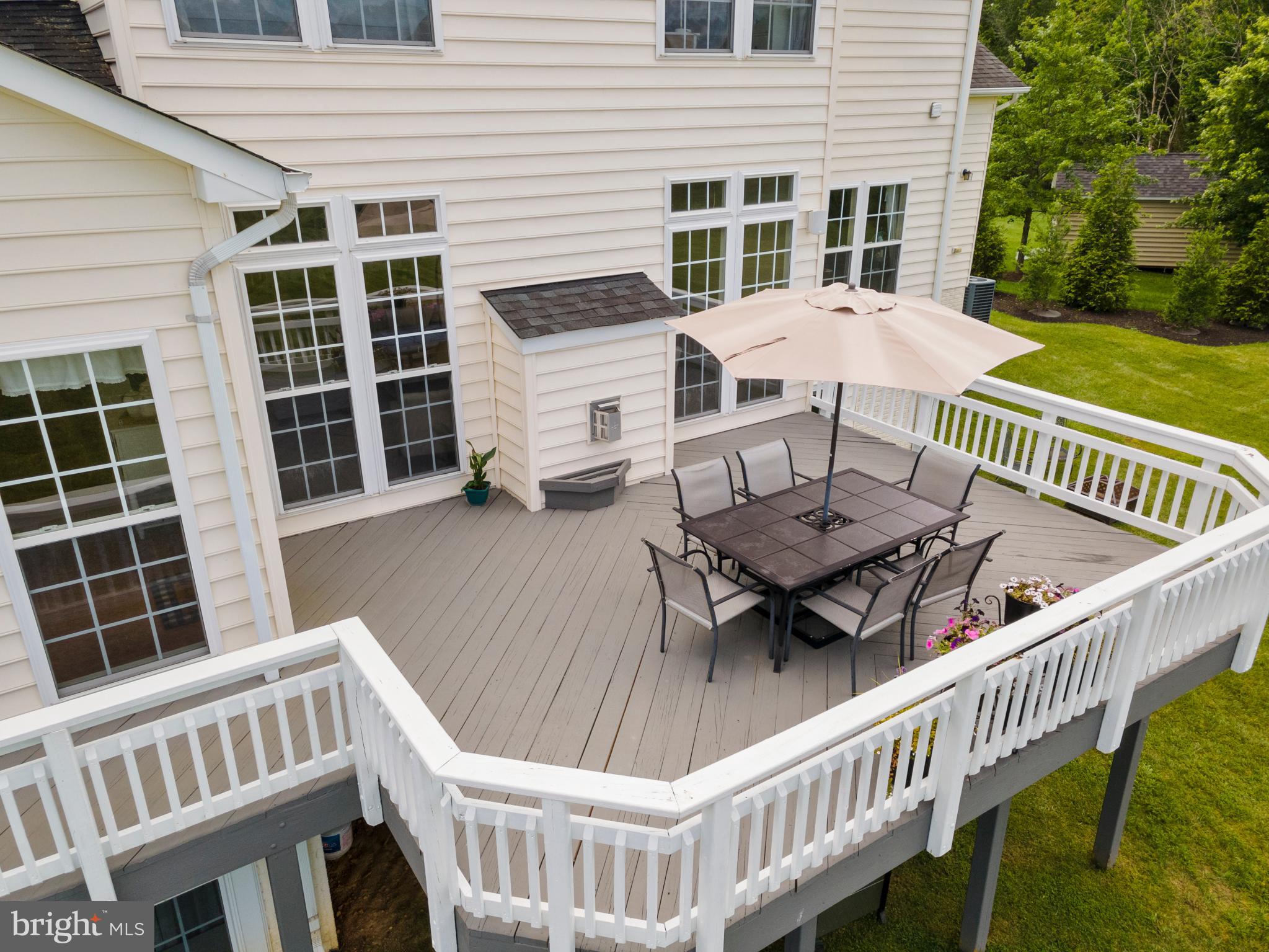 4650 Spring Run Road Warrenton, VA 20187 - Photo 49 of 58 Rear Deck Overlooking Pond