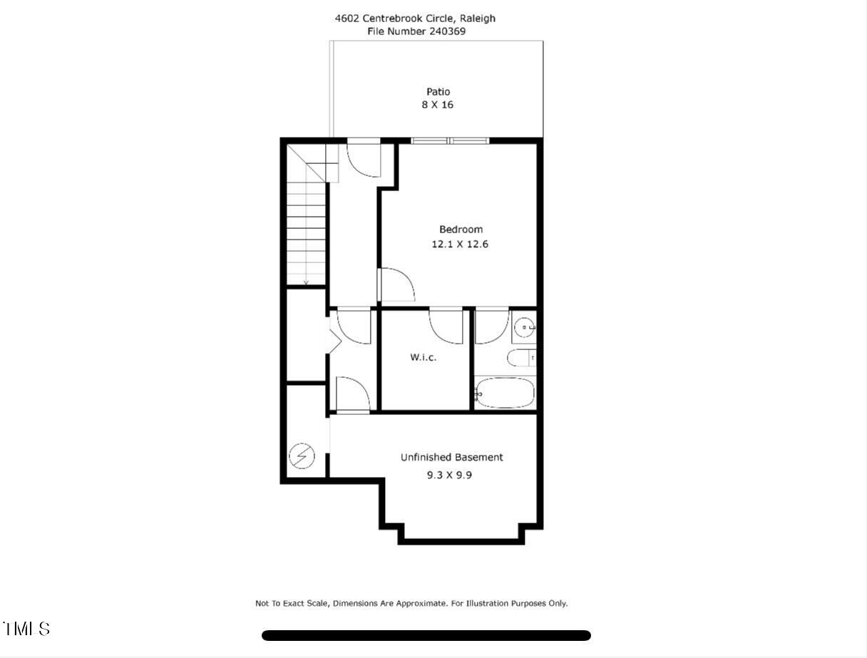 4602 Centrebrook Circle Raleigh, NC 27616 - Photo 22 of 24 a picture of a floor plan