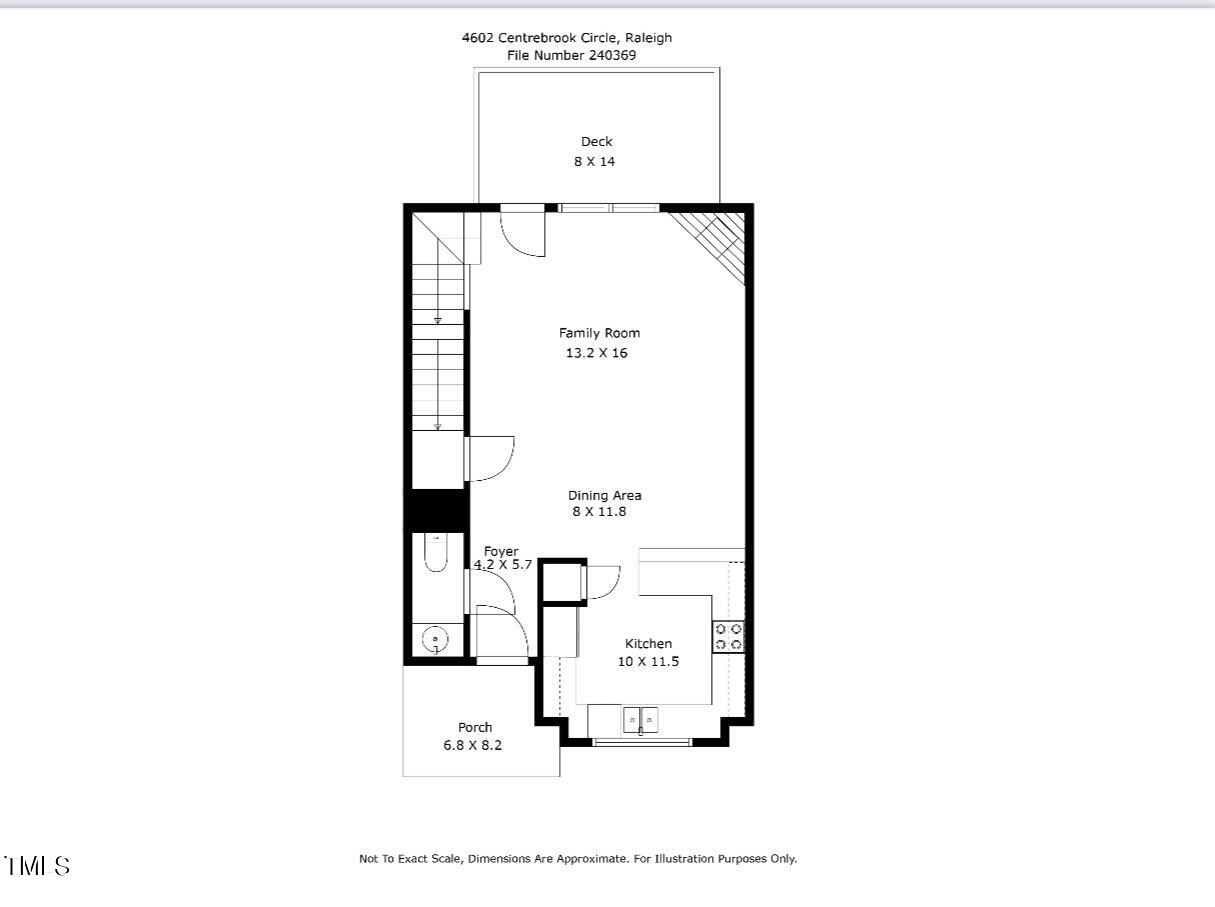 4602 Centrebrook Circle Raleigh, NC 27616 - Photo 23 of 24 a picture of a floor plan
