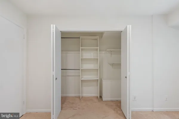 a room with closet