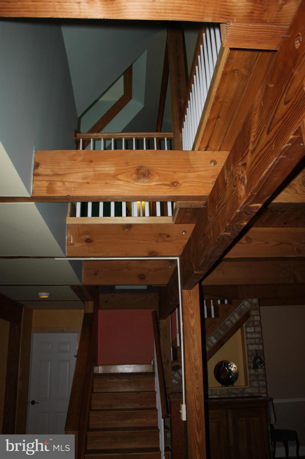 3953 Bay Road Whiteford, MD 21160 - Photo 6 of 30 View of staircase & wood beams