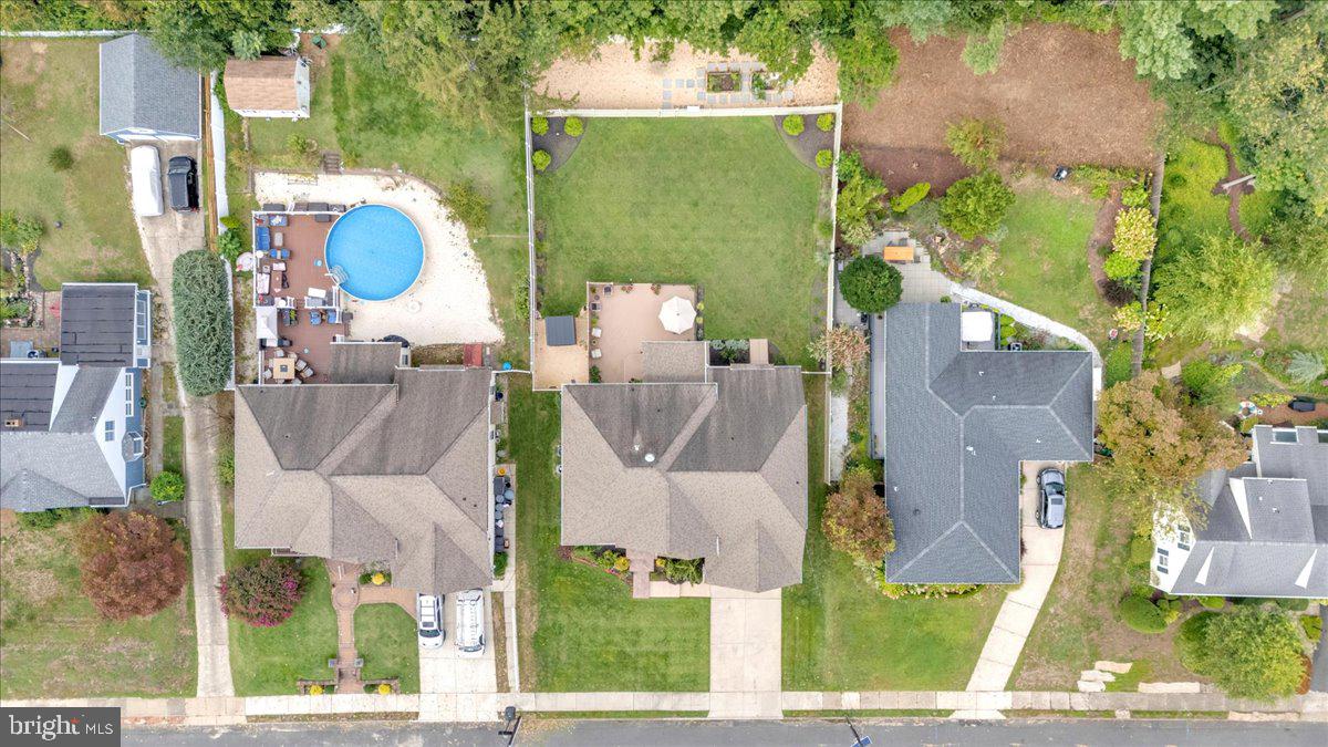 425 Peltoma Road Haddonfield, NJ 08033 - Photo 31 of 33 aerial view of a house with a swimming pool