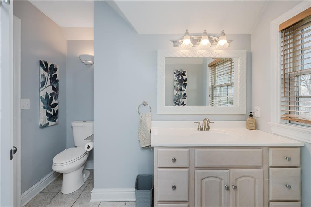 459 Forest Ridge Road Indiana, PA 15701 - Photo 30 of 45 a bathroom with a sink and a mirror