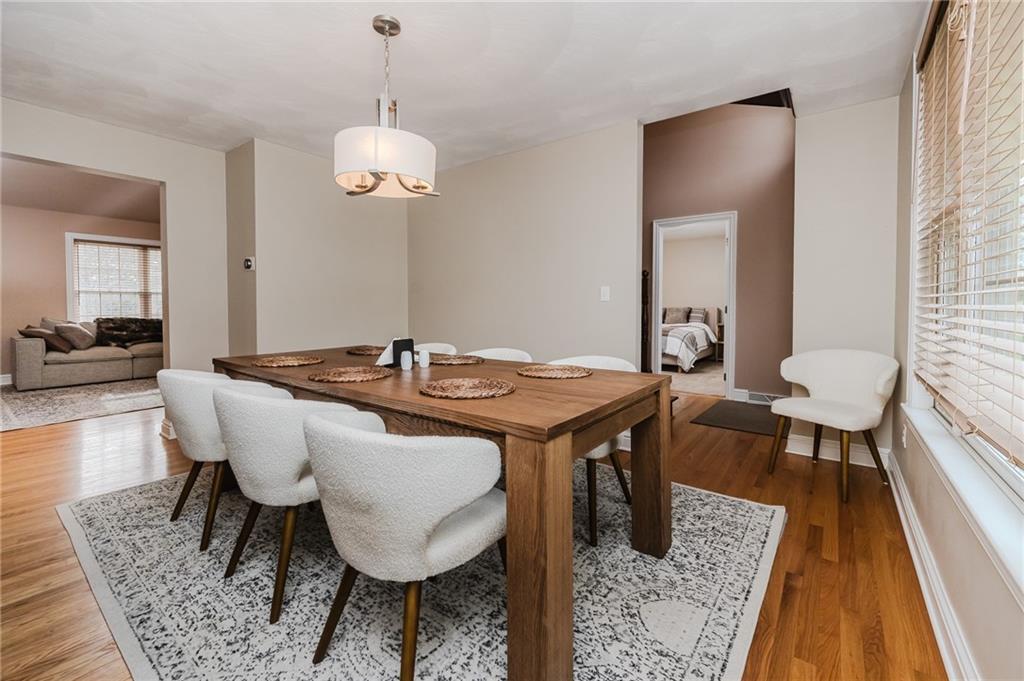 459 Forest Ridge Road Indiana, PA 15701 - Photo 6 of 45 a view of a dining room with furniture and wooden floor