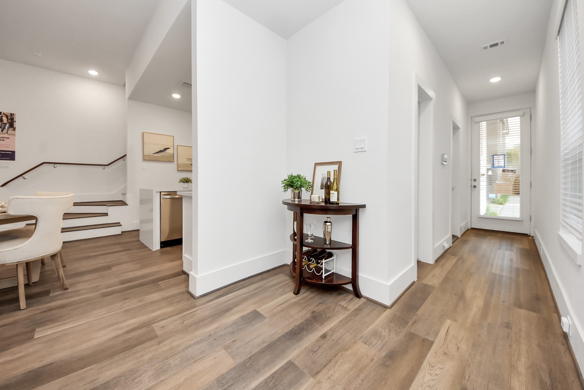 7502 Carver Road, Unit A Houston, TX 77088 - Photo 6 of 48 a view of livingroom with furniture and wooden floor