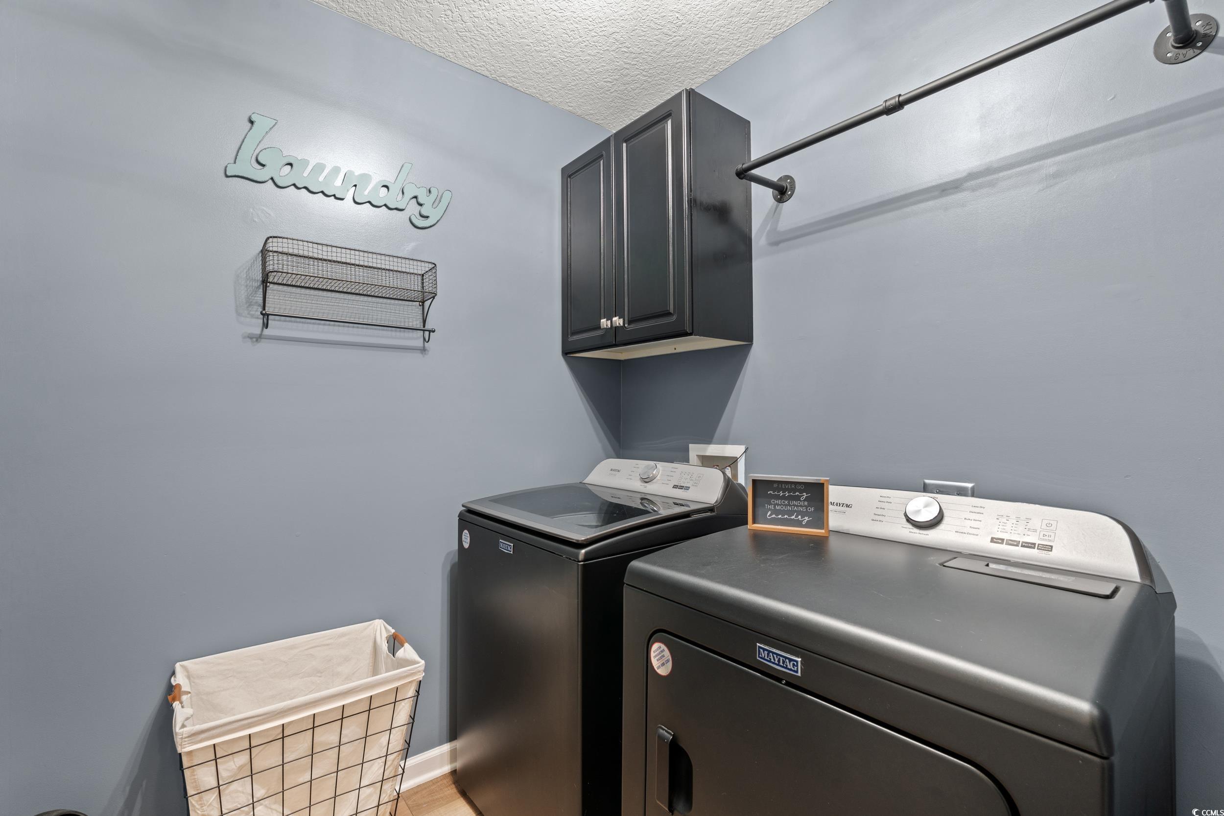 276 Whipple Run Loop Myrtle Beach, SC 29588 - Photo 22 of 40 Laundry area featuring cabinet space, washing mach