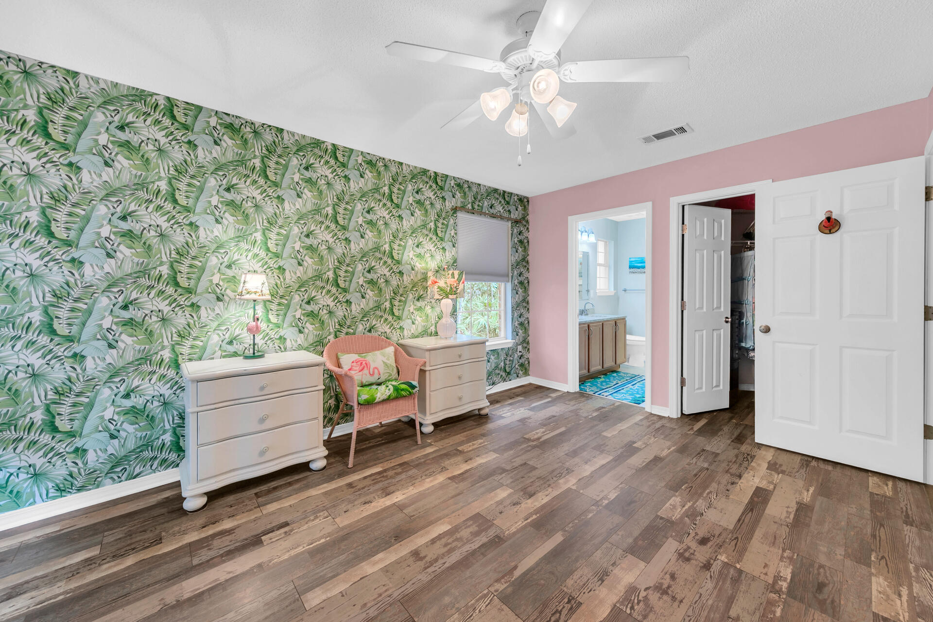 224 Bayou Landing Road Santa Rosa Beach, FL 32459 - Photo 16 of 25 a bedroom with furniture and a window