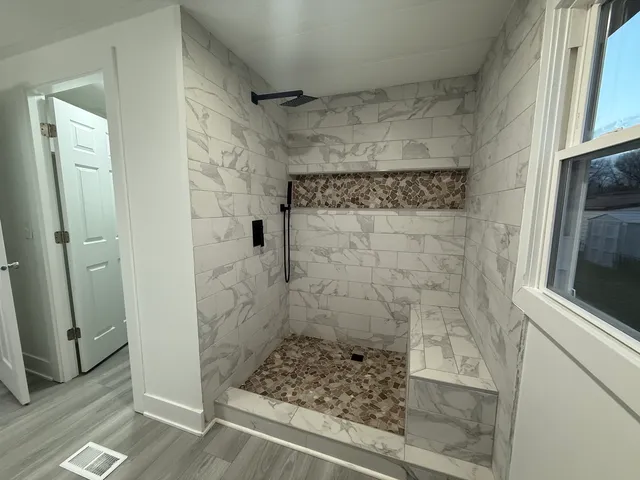 wooden floor in an empty room