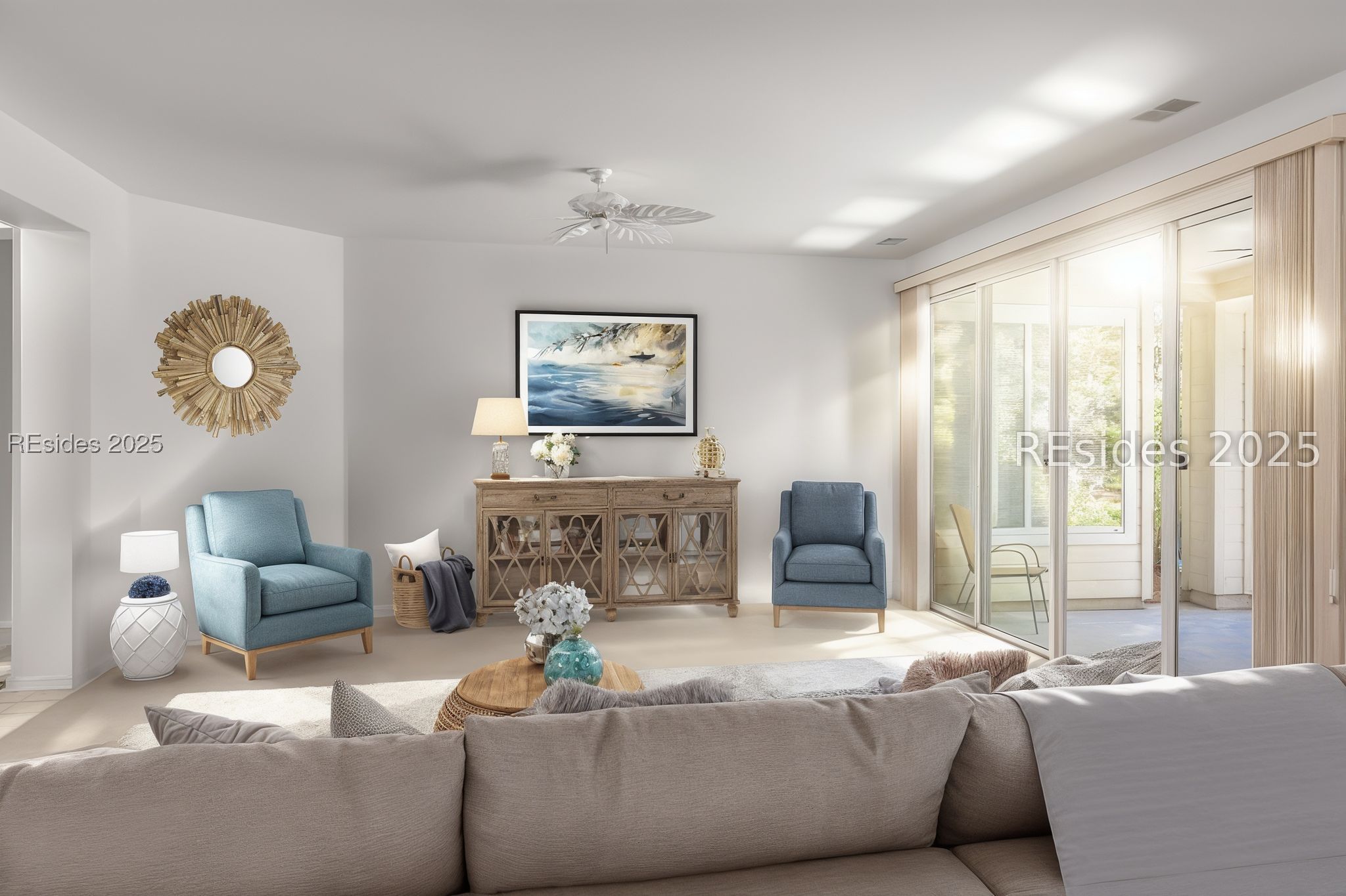 Freshly painted and virtually staged