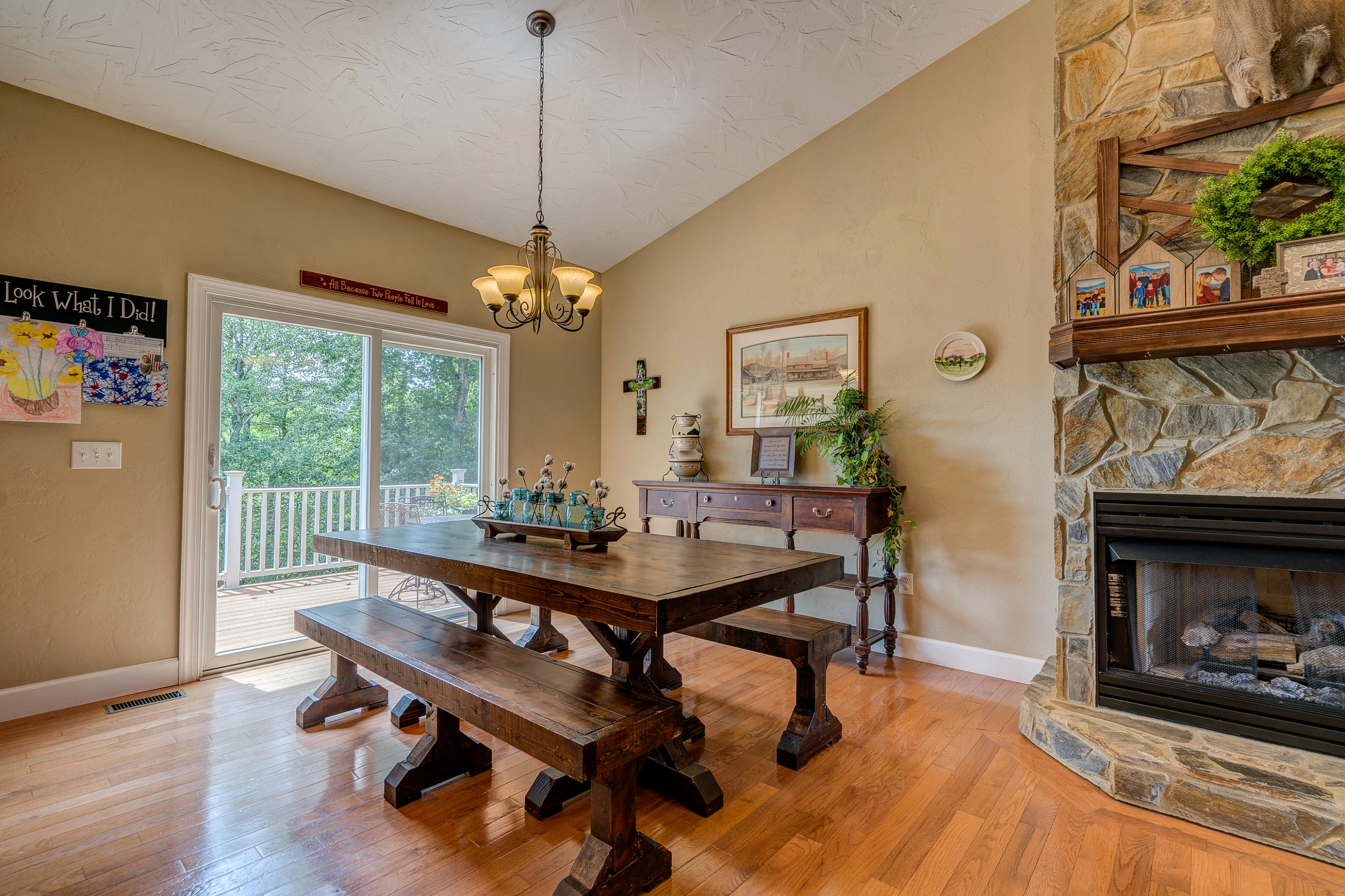 1205 Summit View Road Goodview, VA 24095 - Photo 12 of 46 a view of a workspace with furniture window and wooden floor