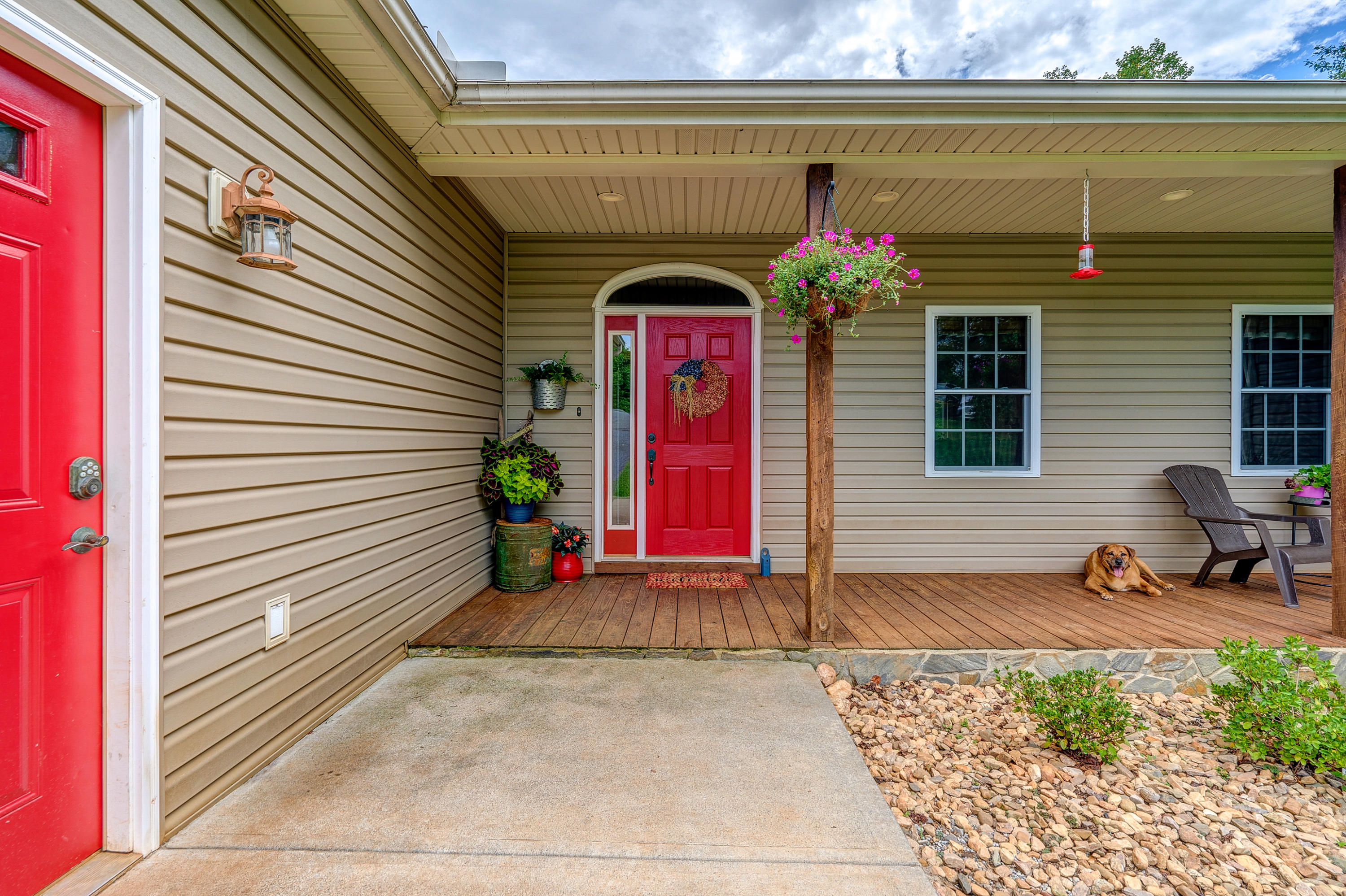 1205 Summit View Road Goodview, VA 24095 - Photo 3 of 46 a view of a entryway door front of house