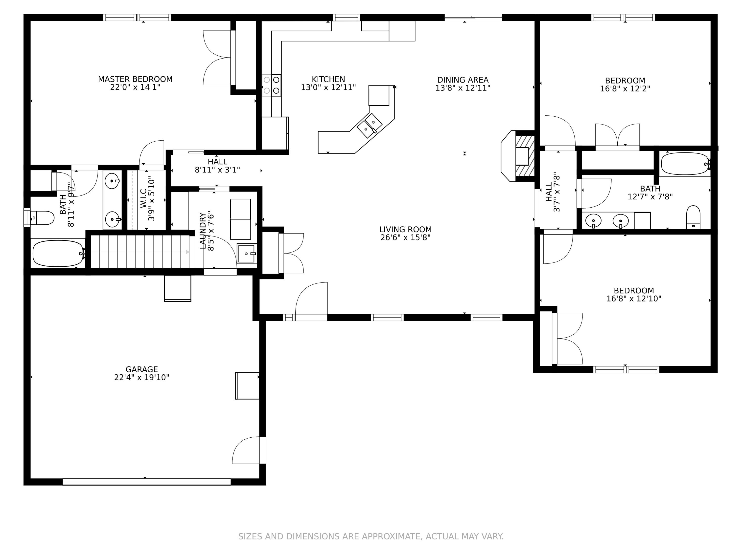 1205 Summit View Road Goodview, VA 24095 - Photo 45 of 46 a picture of a floor plan