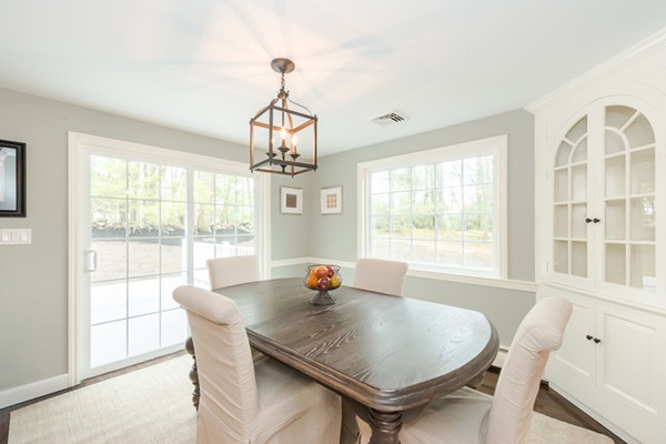 16 Mayflower Road Winchester, MA 01890 - Photo 6 of 23 a view of a dining room with furniture window and outside view