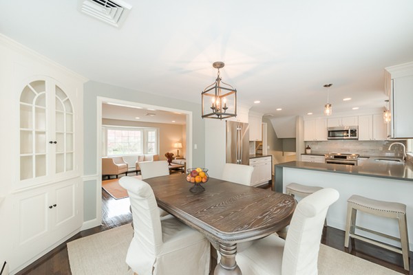 16 Mayflower Road Winchester, MA 01890 - Photo 7 of 23 a view of a dining room with furniture