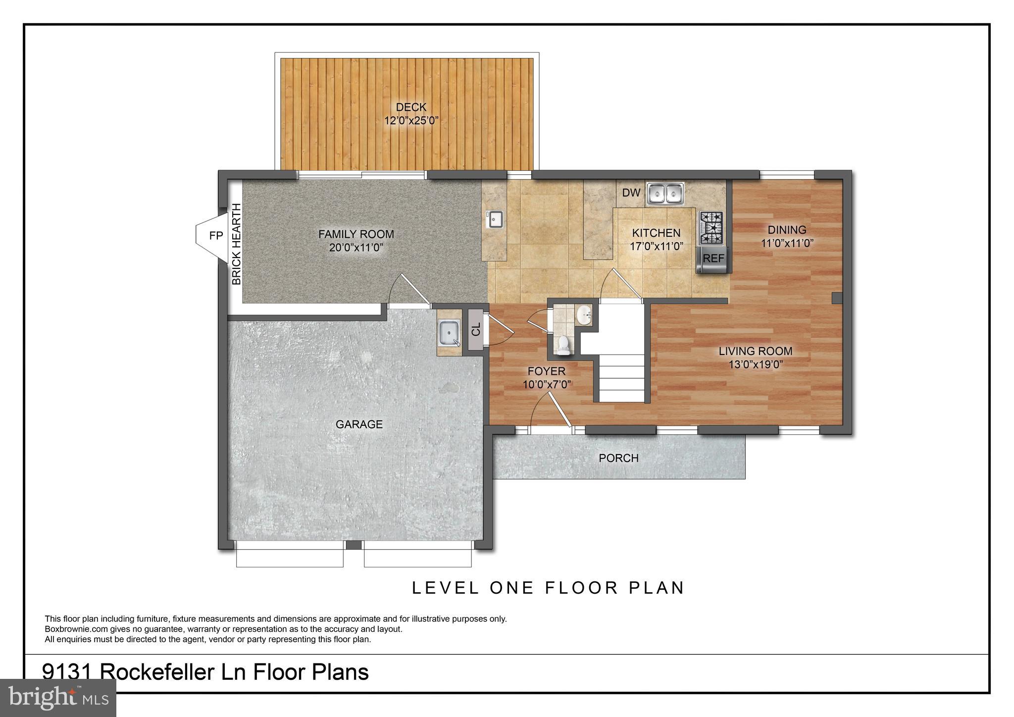 9131 Rockefeller Lane Springfield, VA 22153 - Photo 43 of 45 Floor Plan Main Level