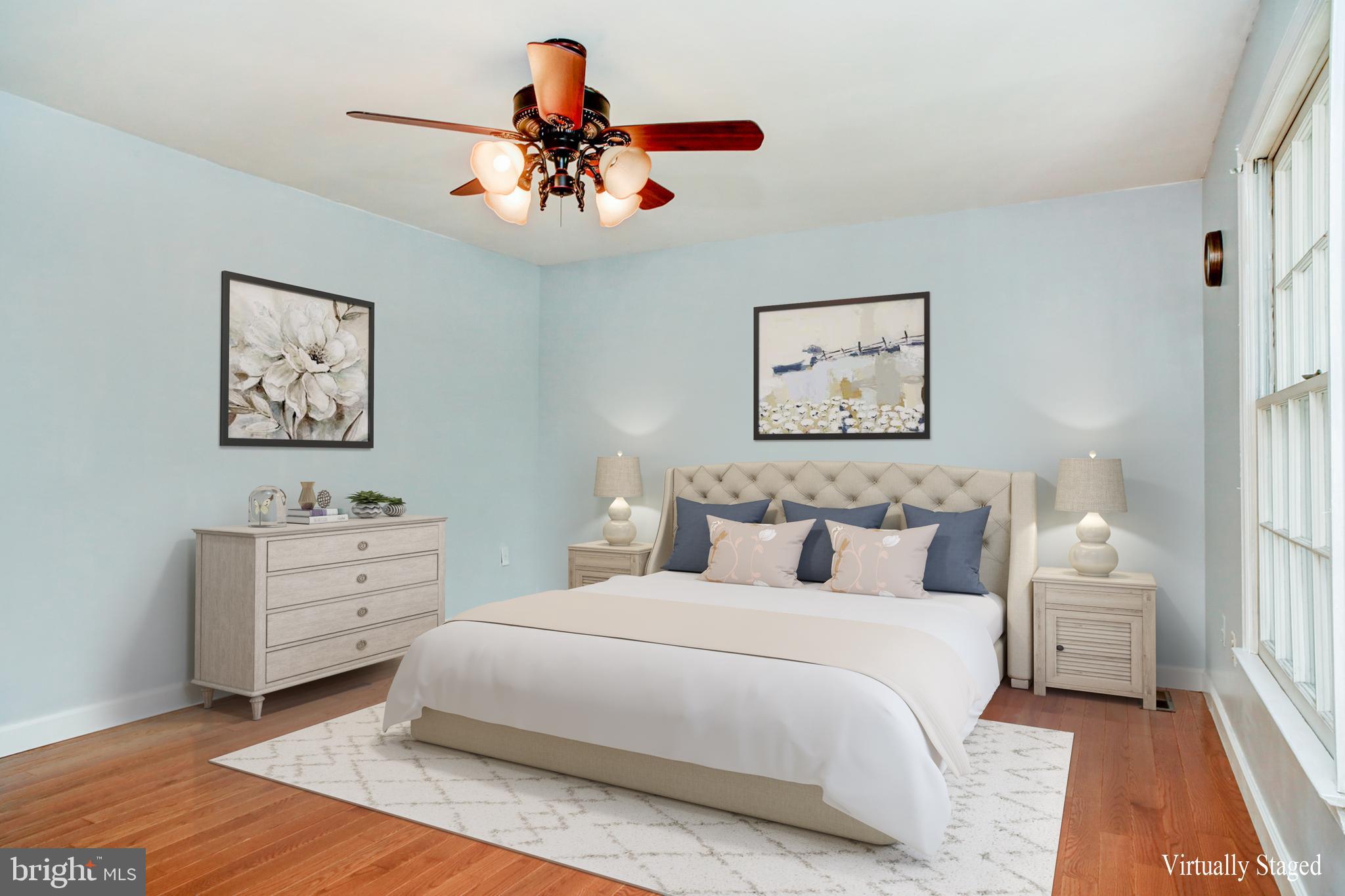 9131 Rockefeller Lane Springfield, VA 22153 - Photo 24 of 45 Master Bedroom Virtually Staged