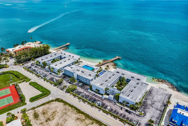 a view of ocean from a balcony