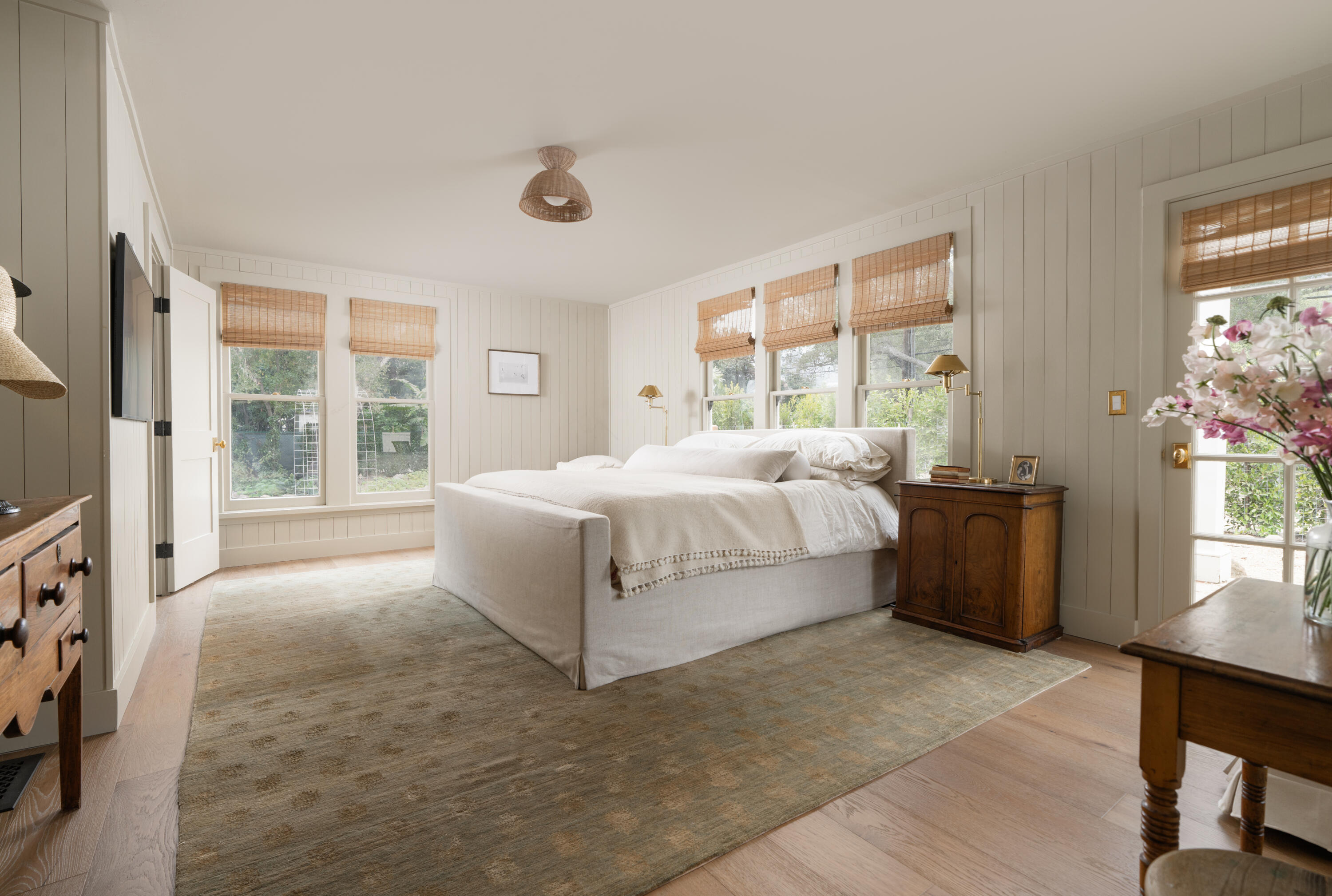 1575 East Valley Road Montecito, CA 93108 - Photo 14 of 30 a bedroom with a bed and a window