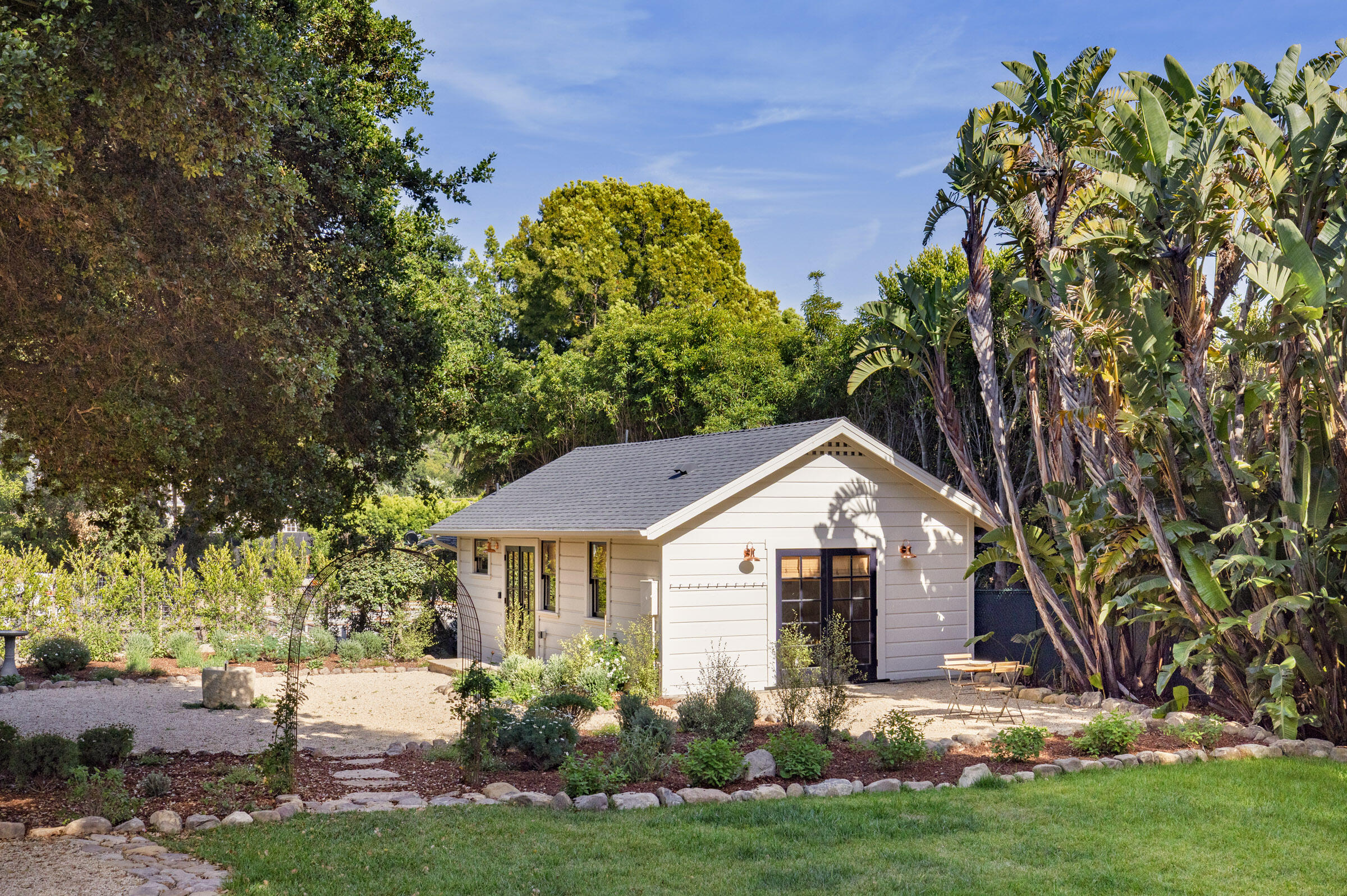 1575 East Valley Road Montecito, CA 93108 - Photo 24 of 30 a front view of house with yard and green space