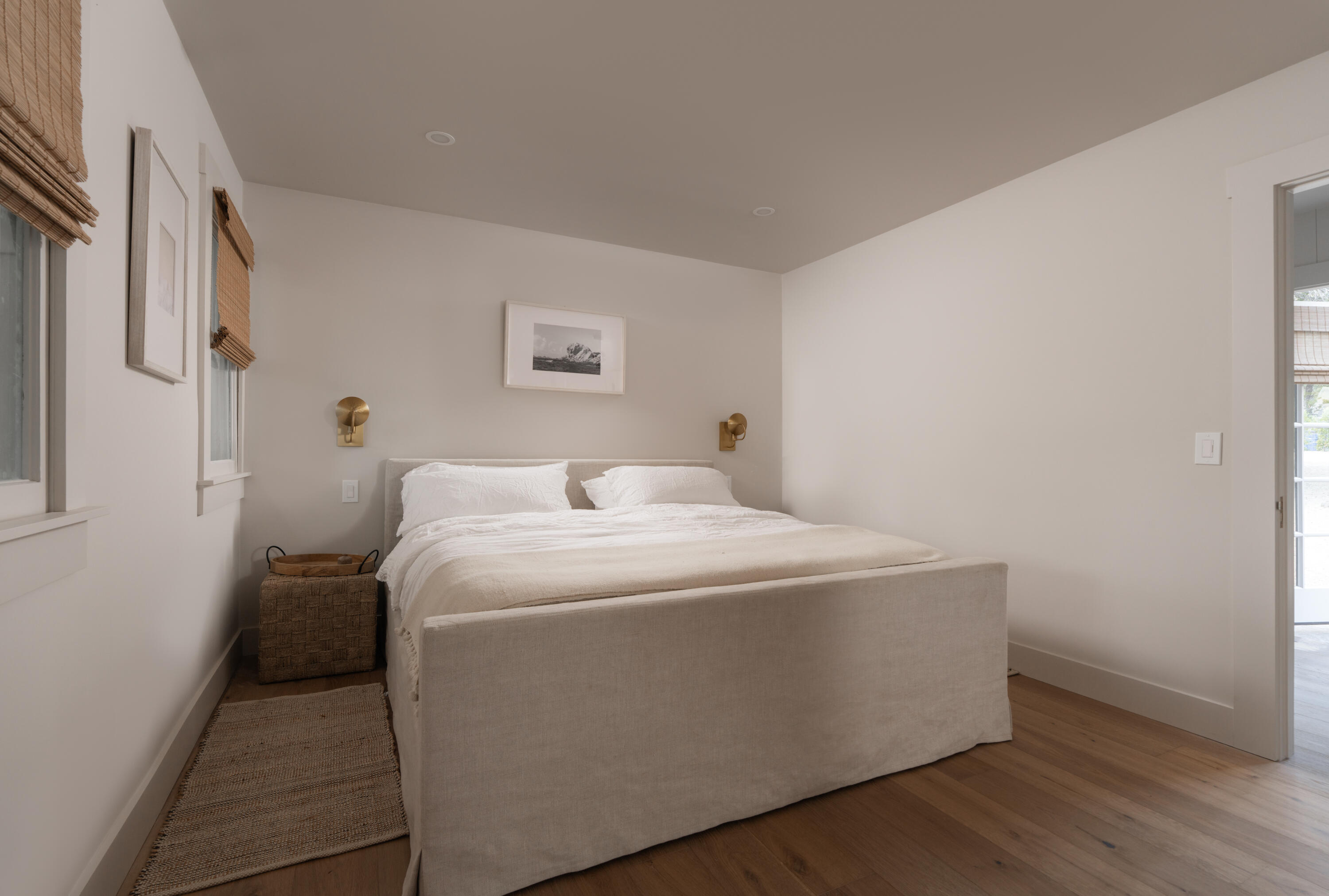 1575 East Valley Road Montecito, CA 93108 - Photo 28 of 30 a utility room with wooden floor washer and dryer