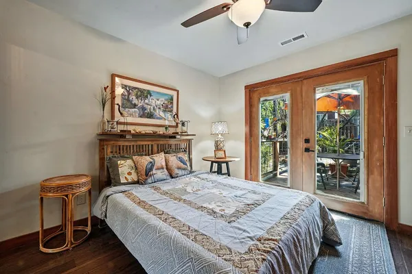 a view of a building with a window