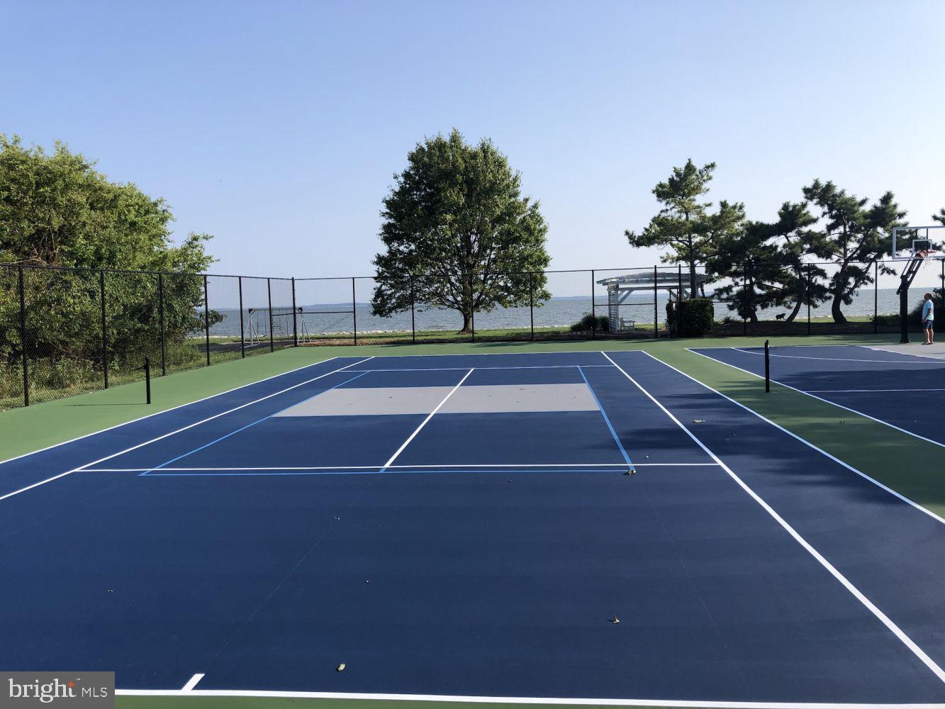 2902 Cox Neck Road East Chester, MD 21619 - Photo 57 of 57 a tennis court that has tennis net
