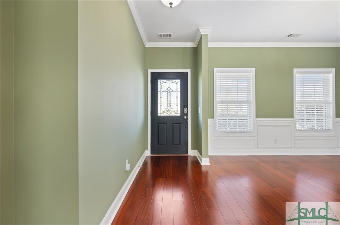 111 Tolliver Lane Rincon, GA 31326 - Photo 4 of 39 Foyer entryway with crown moldings