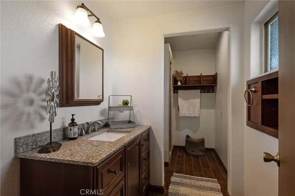 an aerial view of residential house with outdoor space